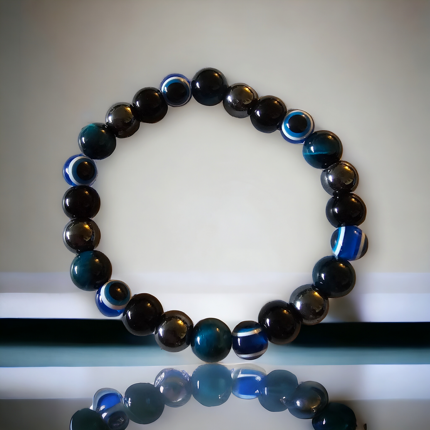 Evil Eye and Gem Bracelet - Beauty by Dani