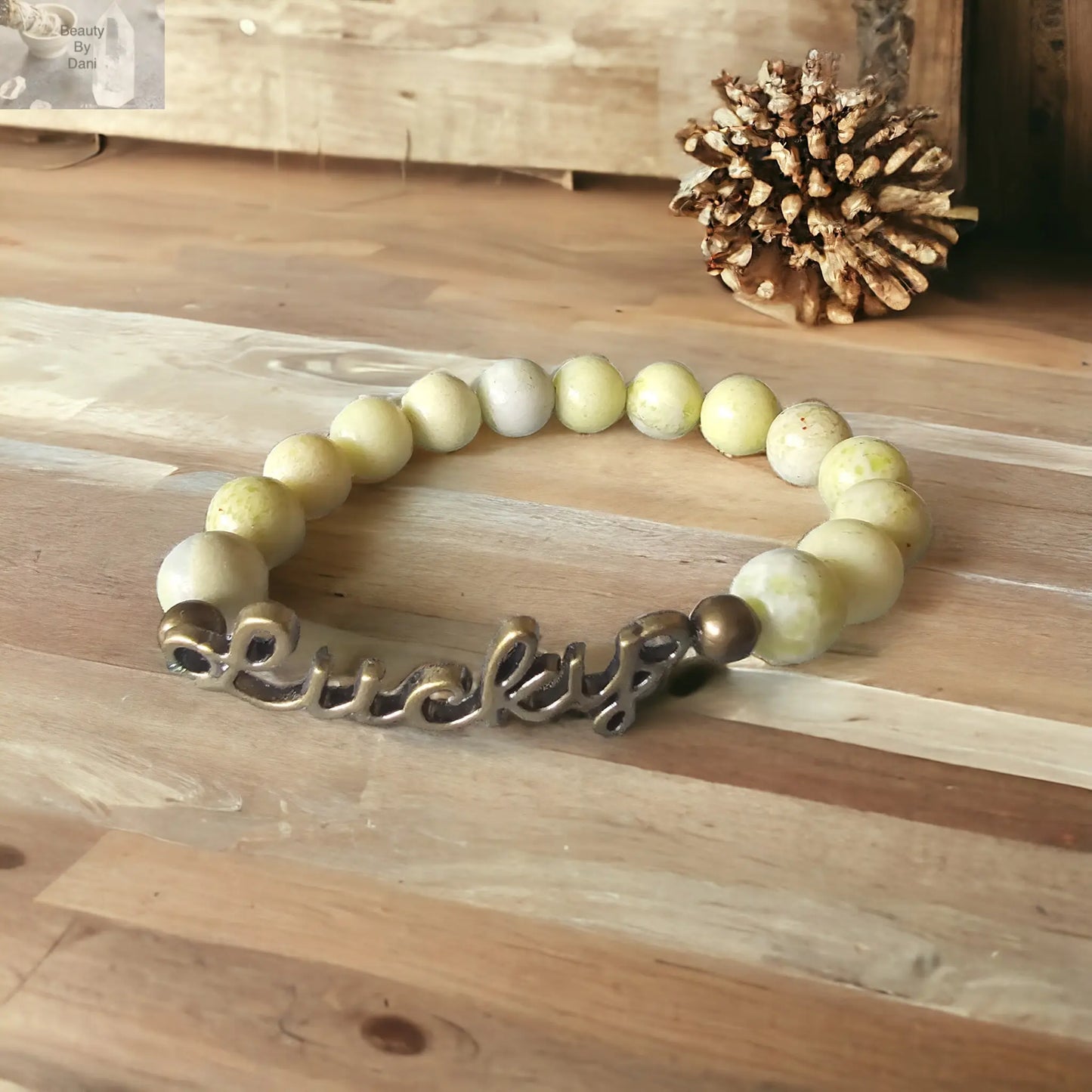 Jasper Lucky Bracelet - Beauty by Dani