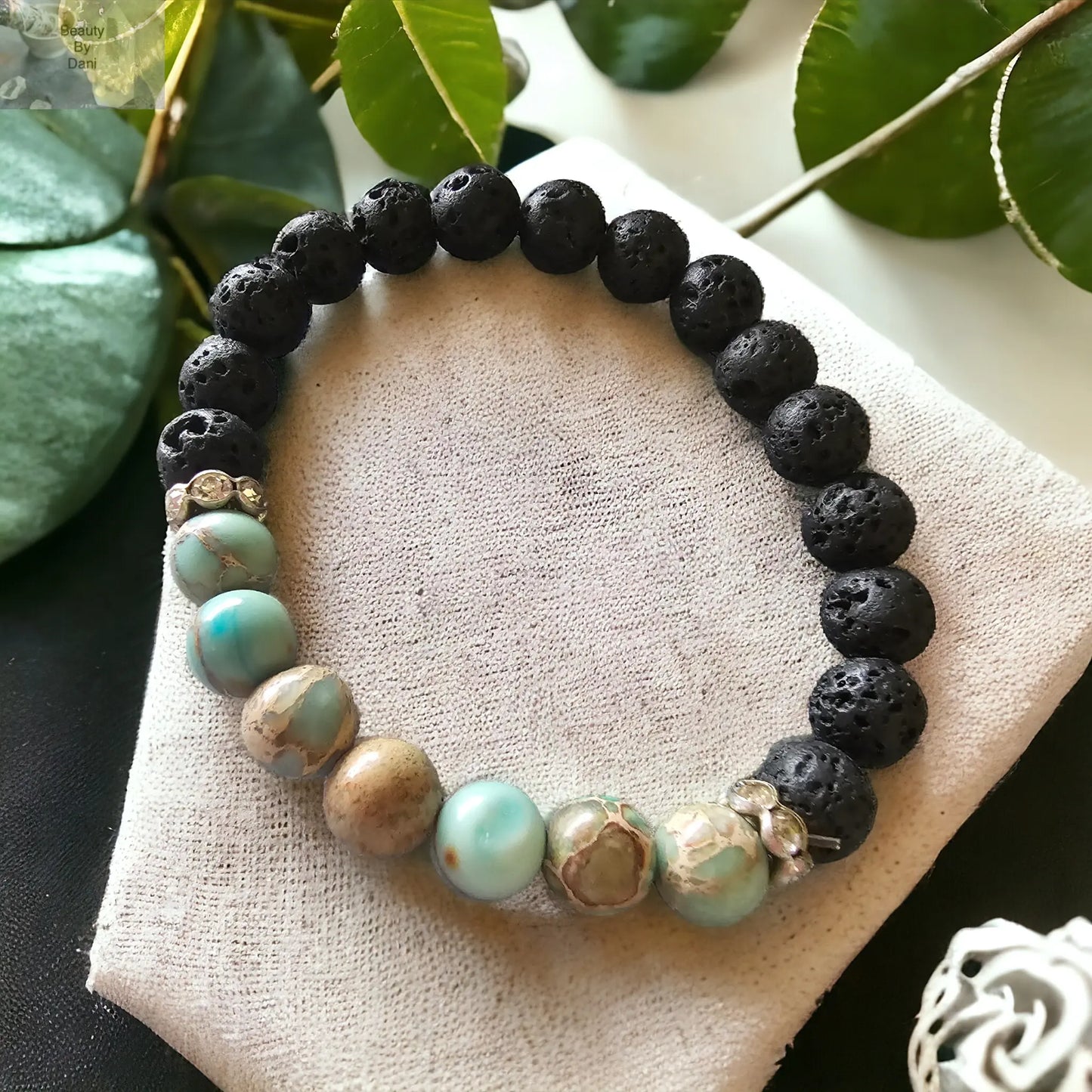 Lava and Ocean Jasper Bracelet - Beauty by Dani