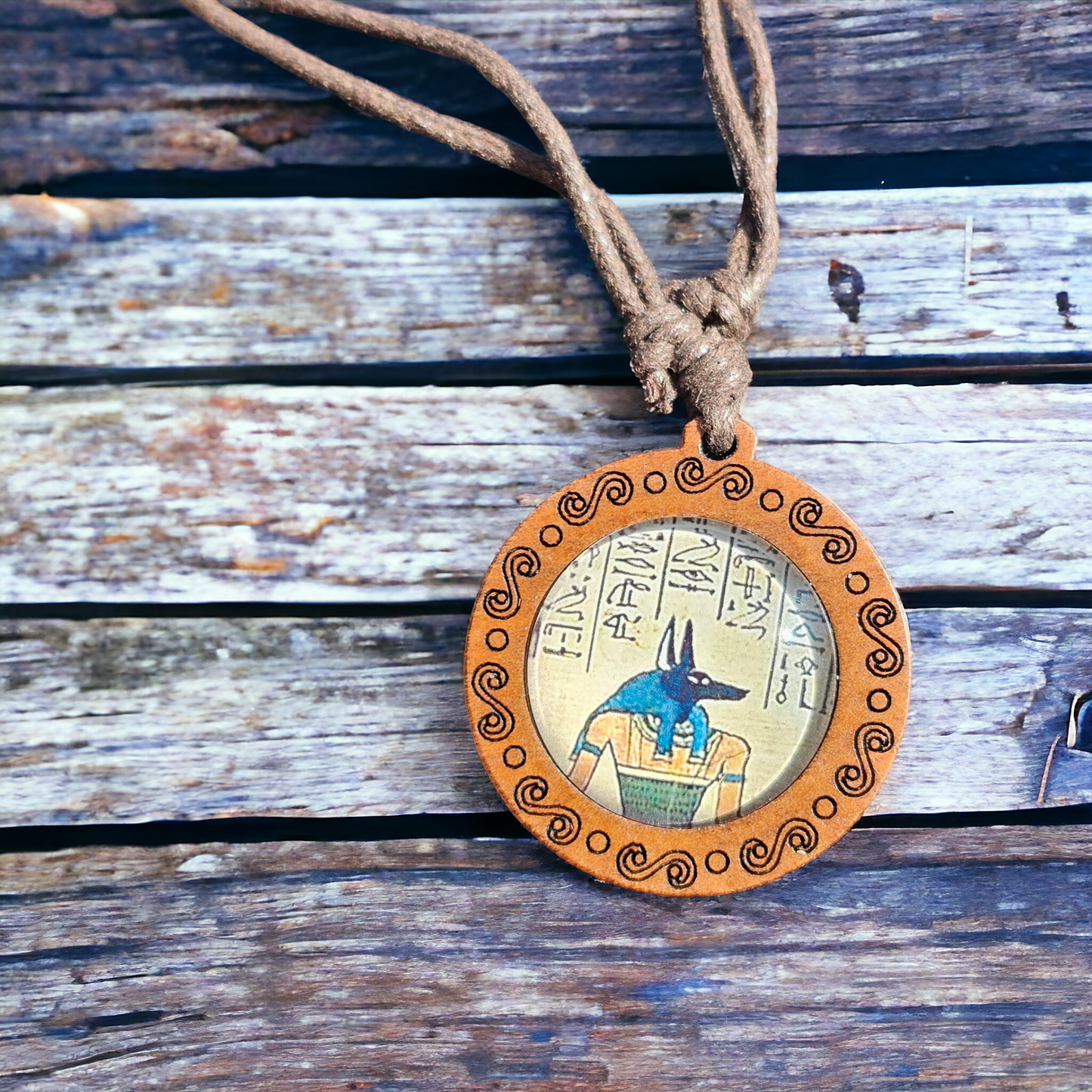 Wooden Adjustable Necklace - Beauty by Dani