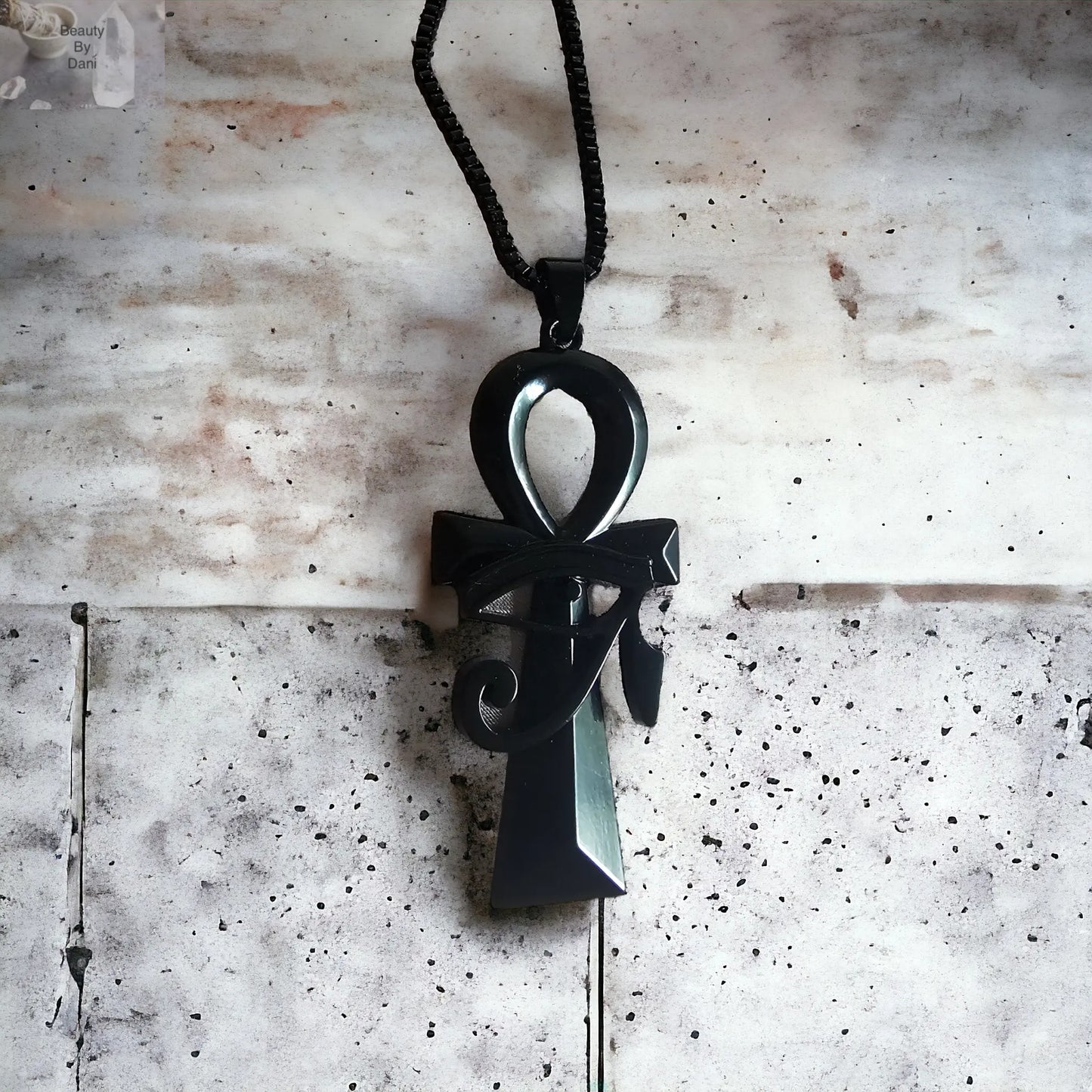 Ankh and Eye of Horus Necklace - Beauty by Dani