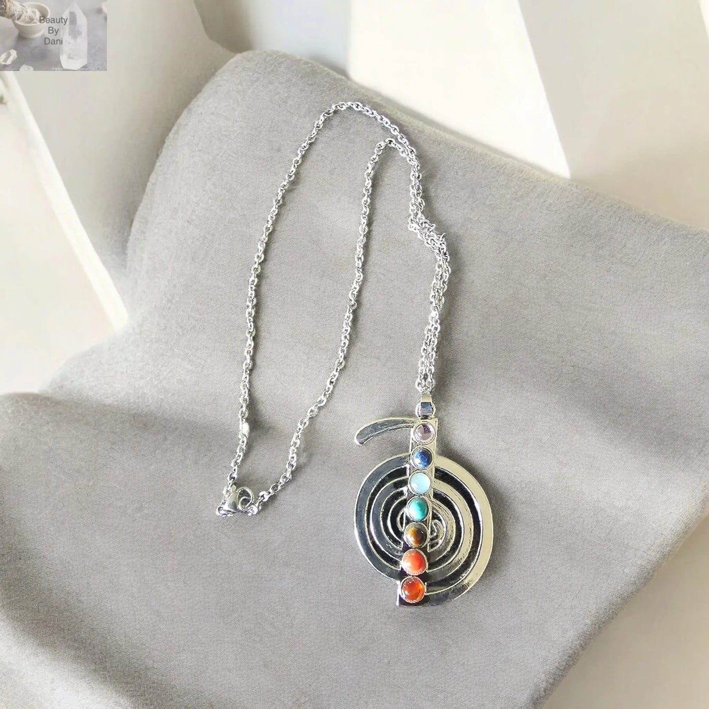 7 Chakra Necklace Beauty by Dani Gems and More