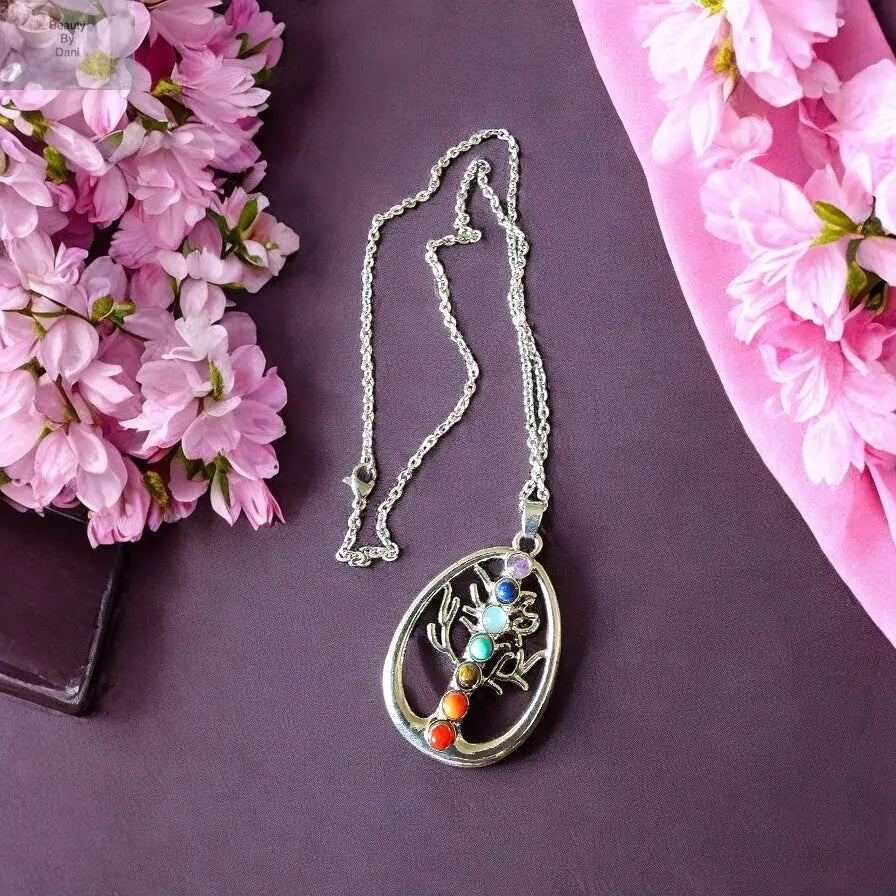 7 Chakra Necklace Beauty by Dani Gems and More