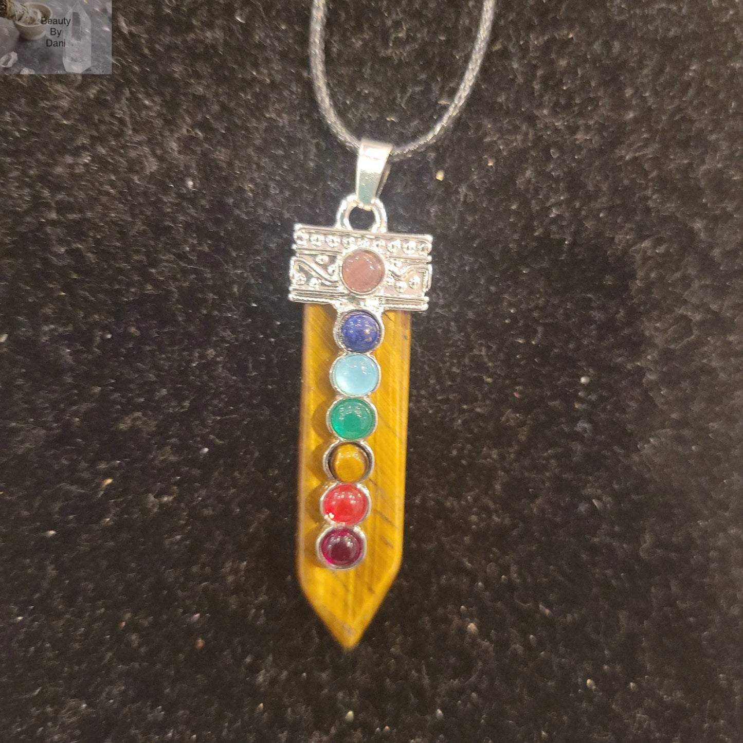 Tiger's Eye Chakra Necklace - Beauty by Dani
