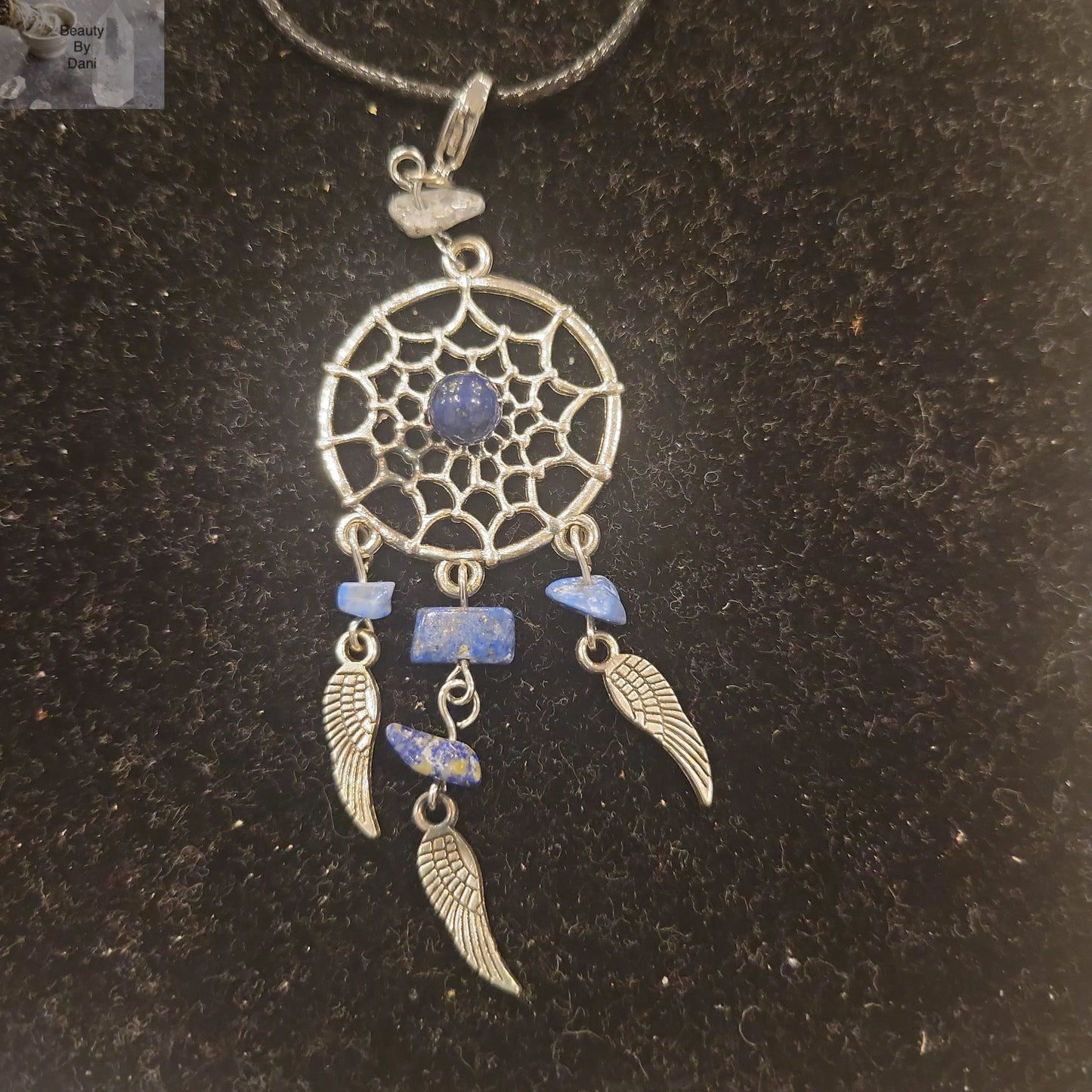 Sodalite Dreamcatcher Necklace - Beauty by Dani