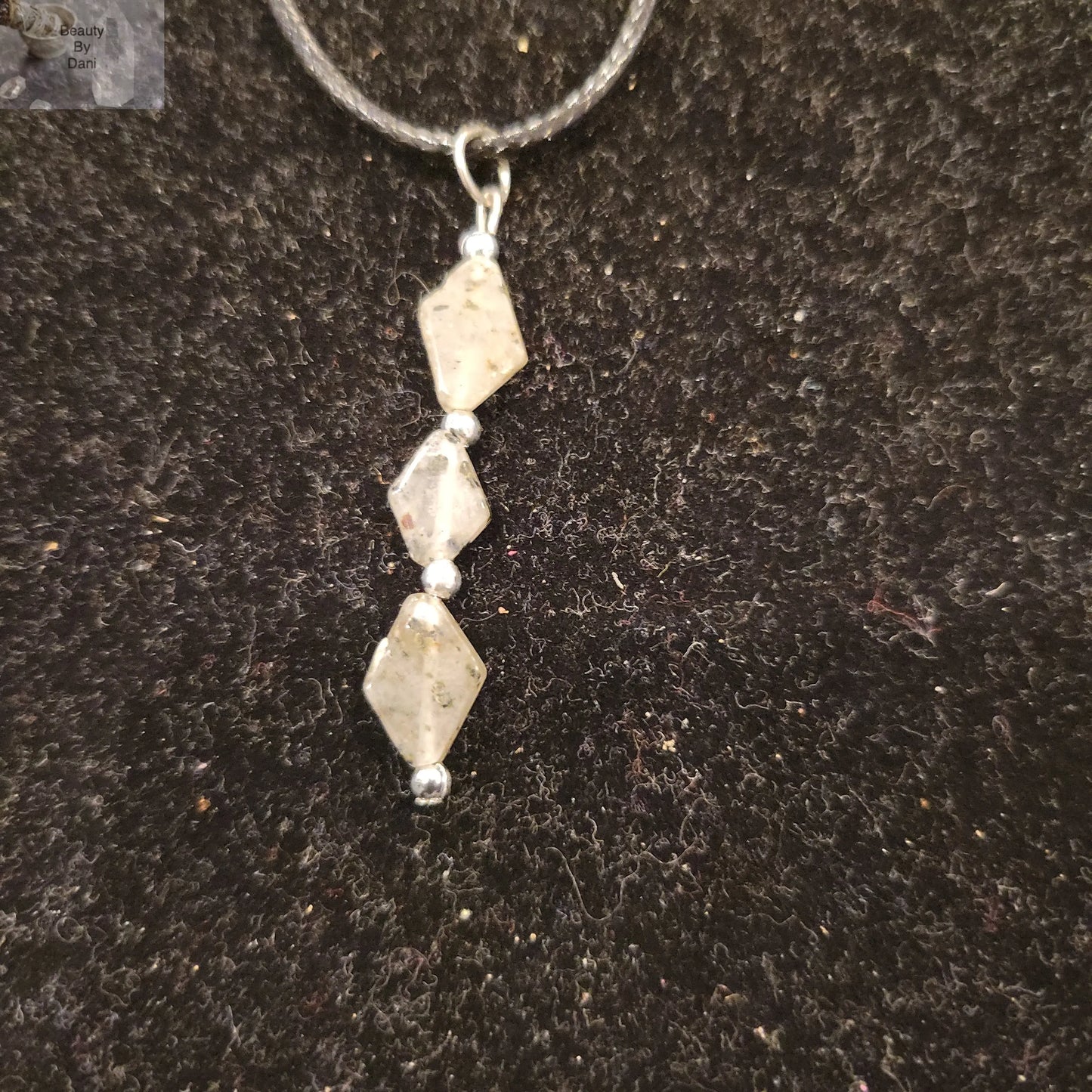 Dalmatian Jasper Necklace (0071) - Beauty by Dani