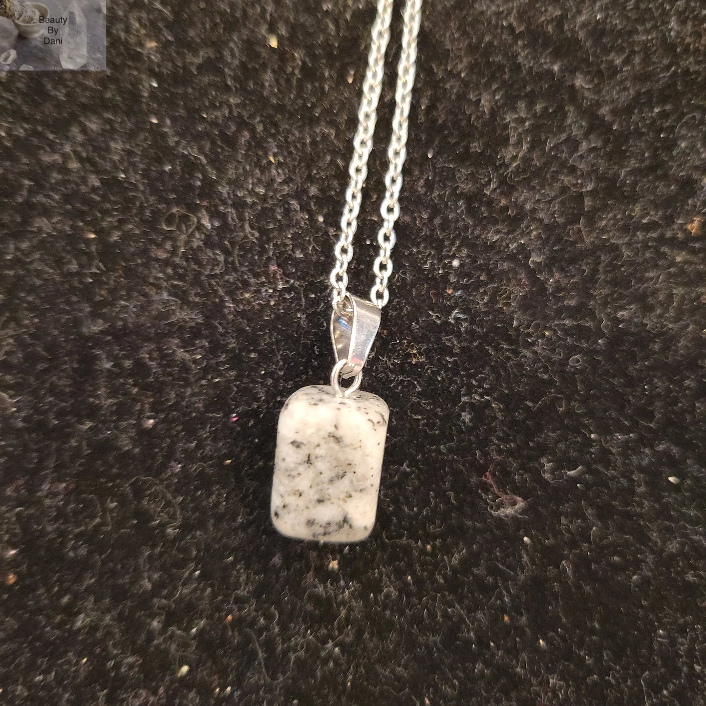 Snowflake Obsidian Necklace (0081) - Beauty by Dani