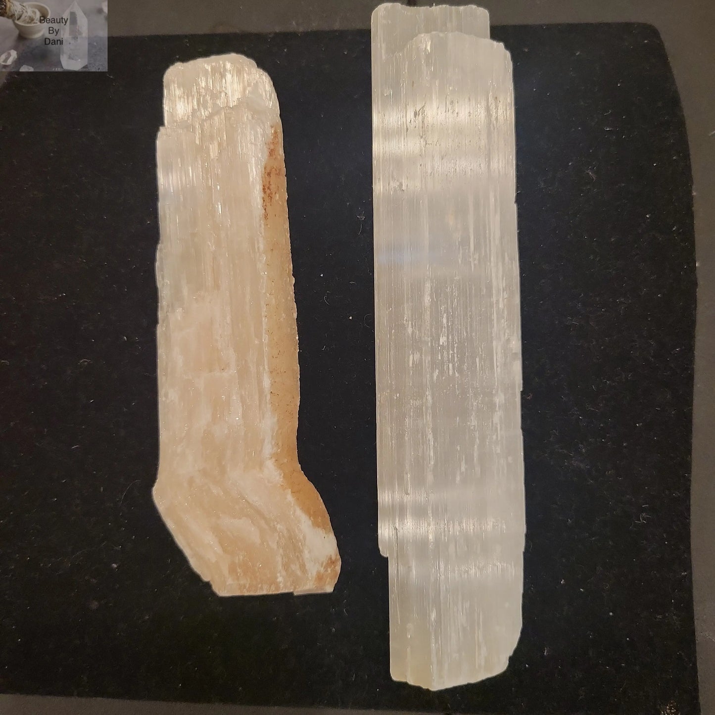 Selenite Stick (0163) size varies 8" to 12" - Beauty by Dani