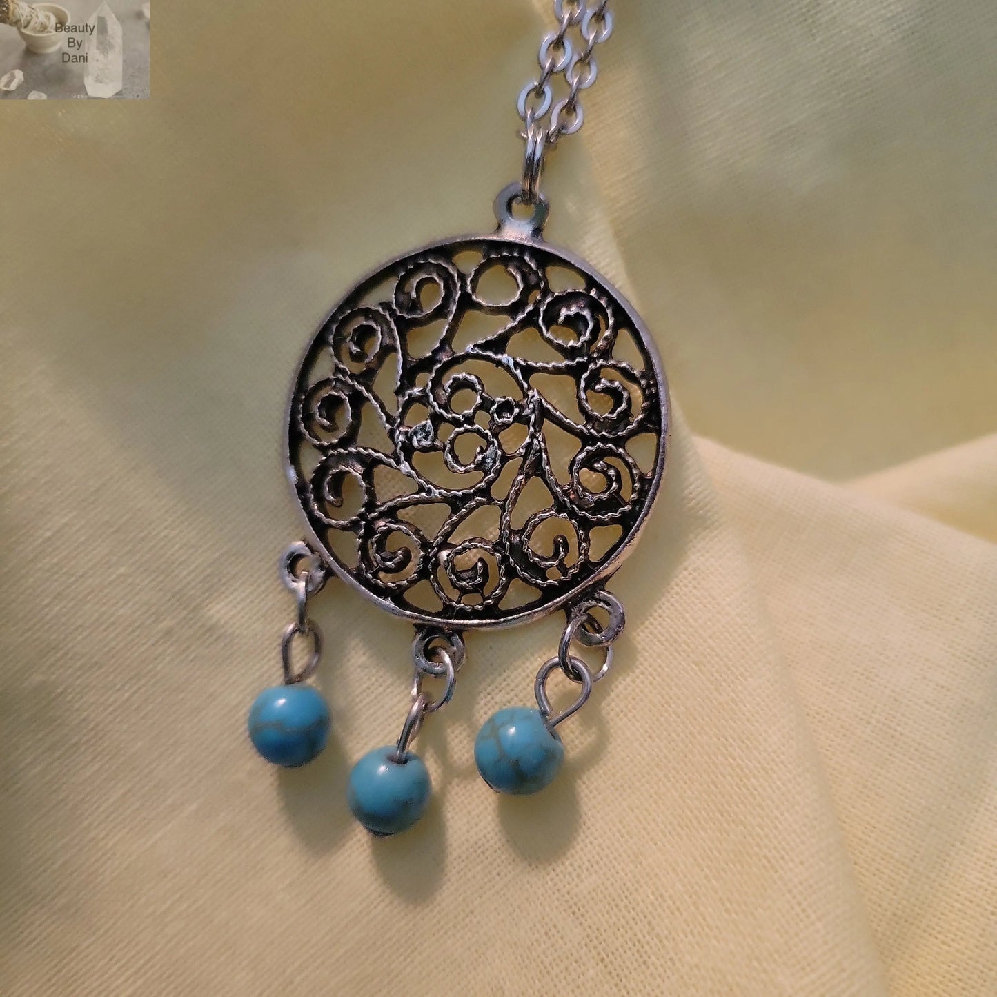 Turquoise Necklace (0372) - Beauty by Dani