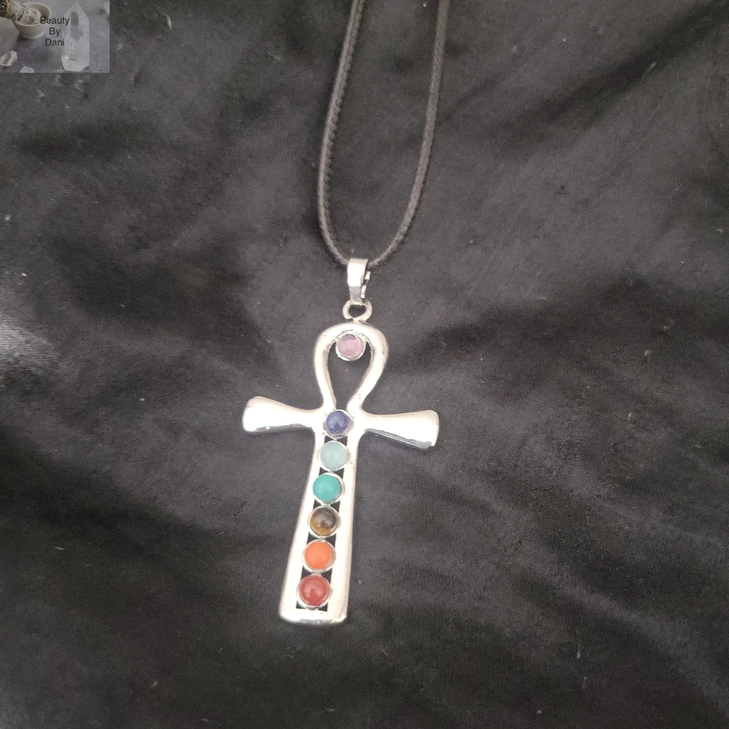 Seven Chakras Stainless Steel Necklace (0913) - Beauty by Dani