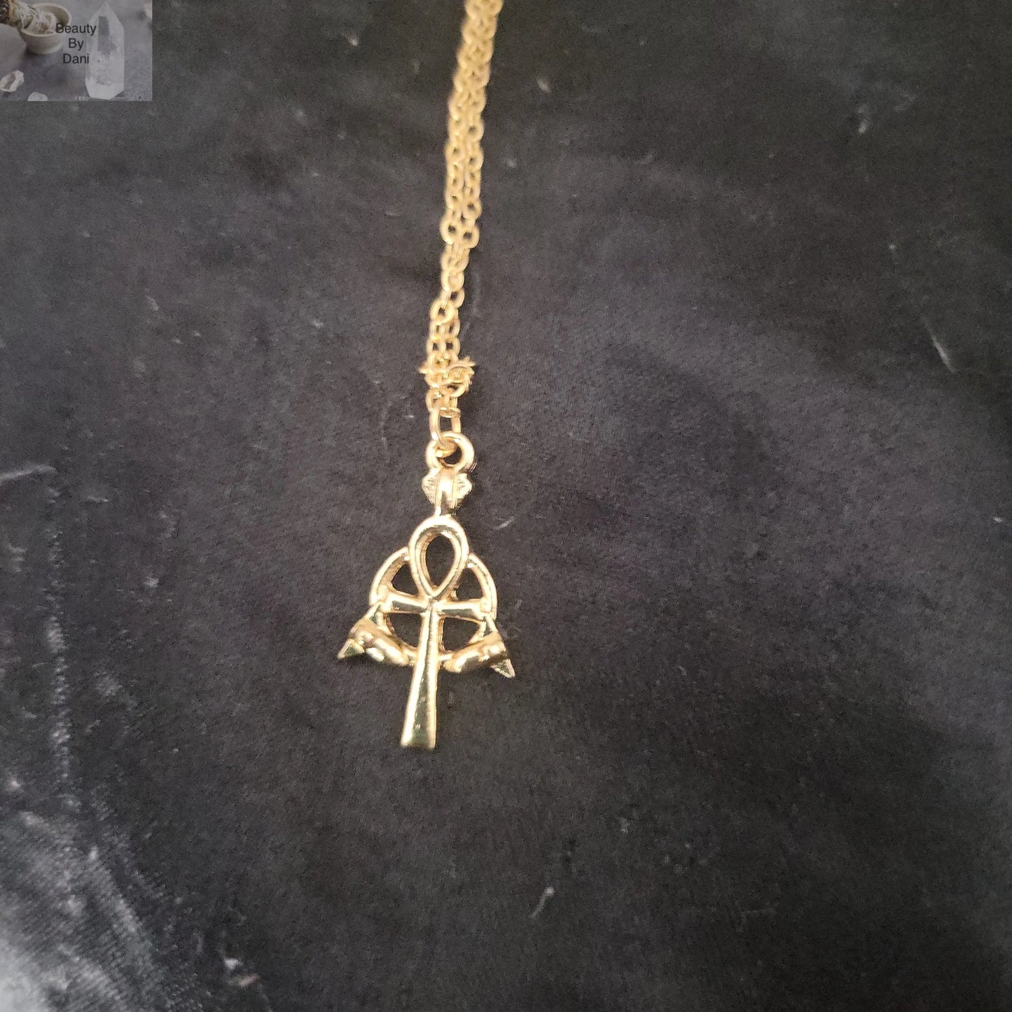 Ankh Necklace (goldtone) - Beauty by Dani