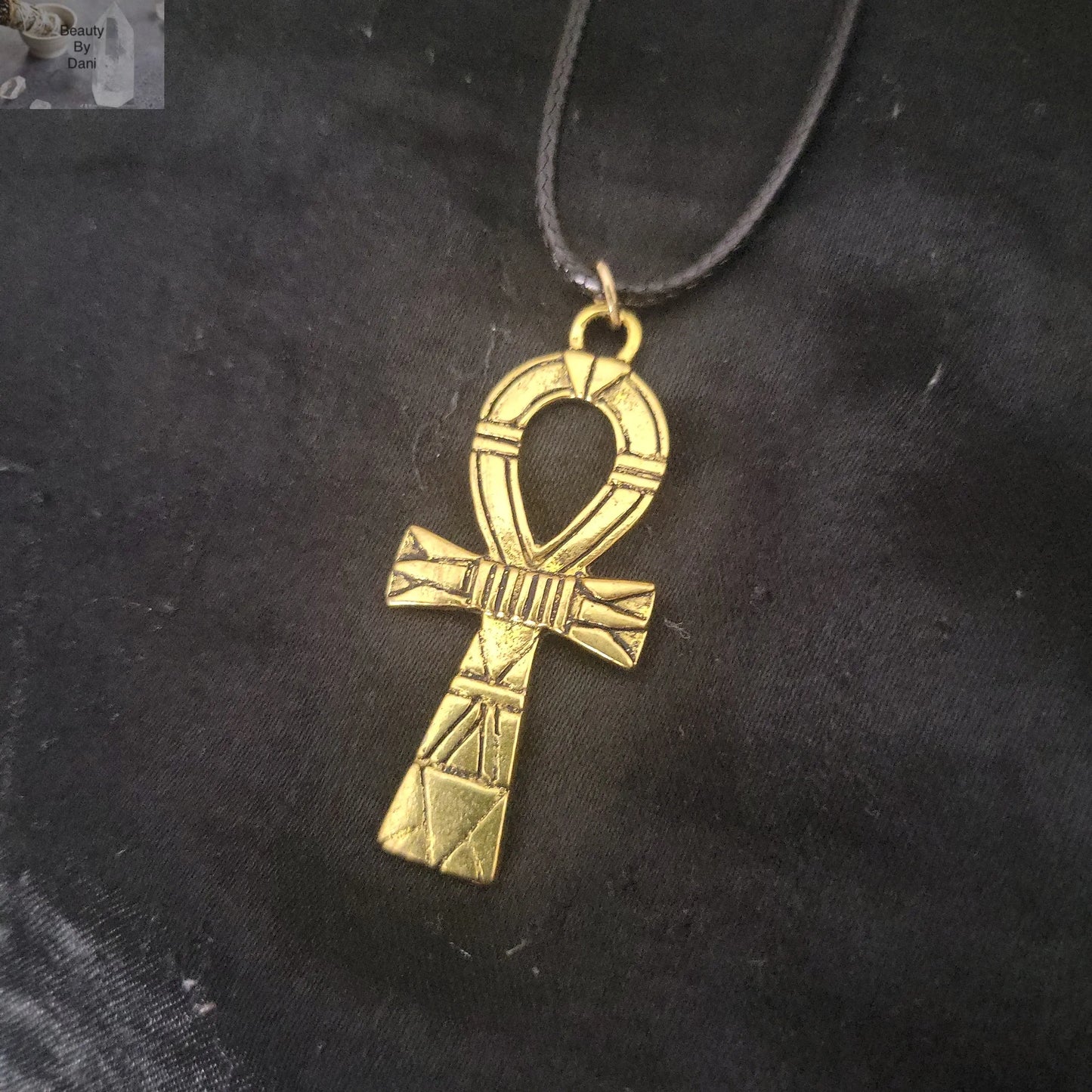 Ankh Necklace (goldtone) - Beauty by Dani