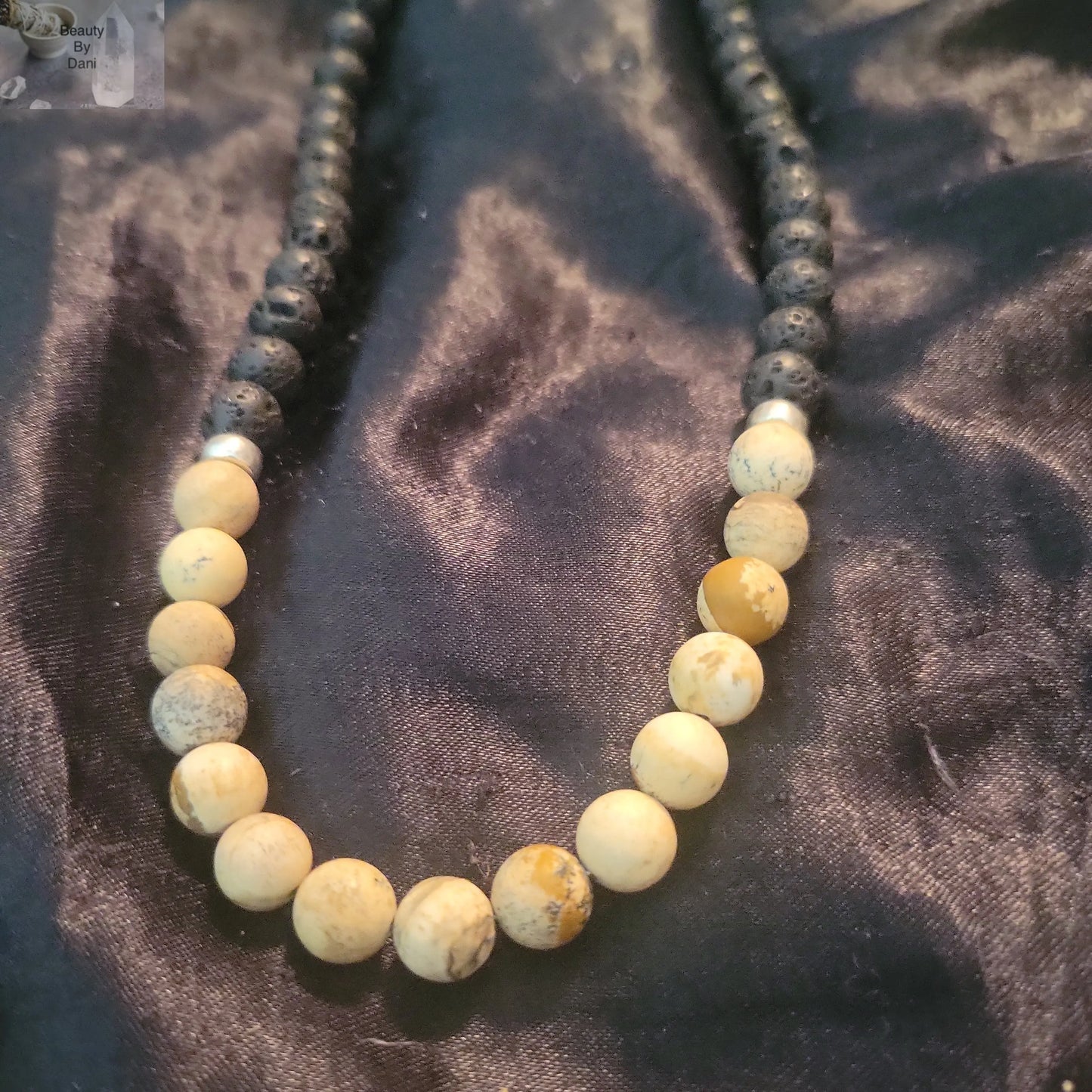 Lava and Jasper Necklace - Beauty by Dani