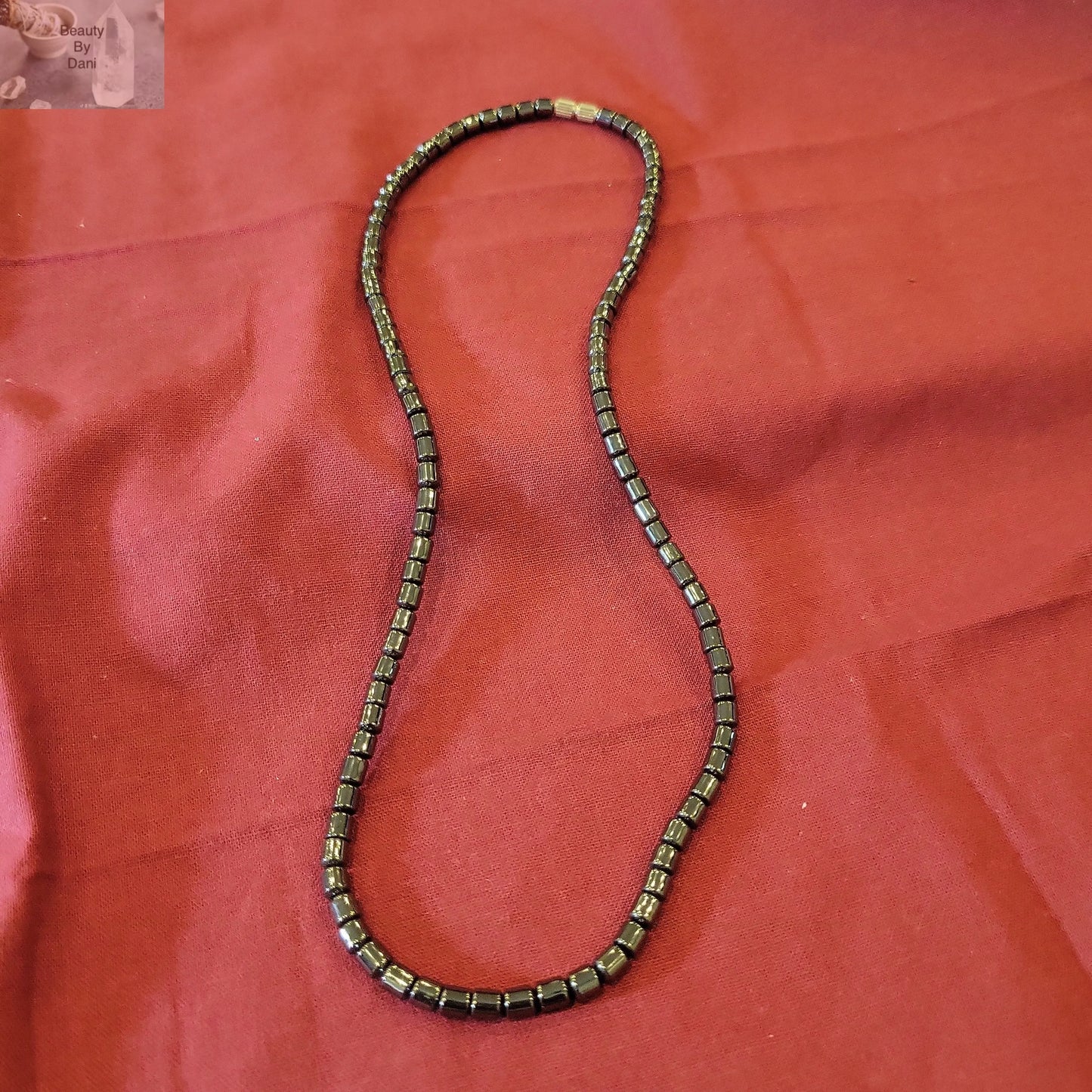 Hematite Necklace (0033) - Beauty by Dani