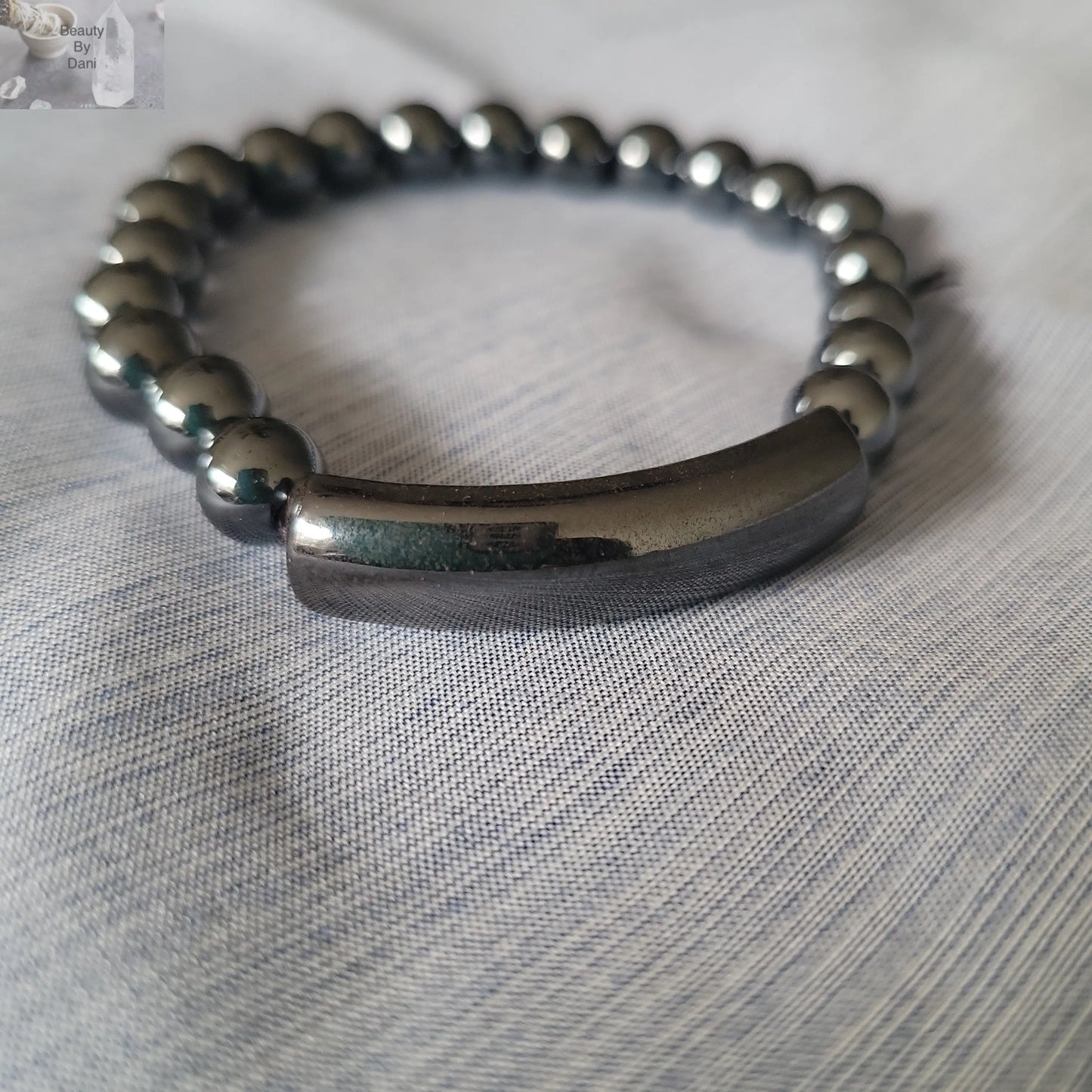 Hematite Bracelet (0092) - Beauty by Dani