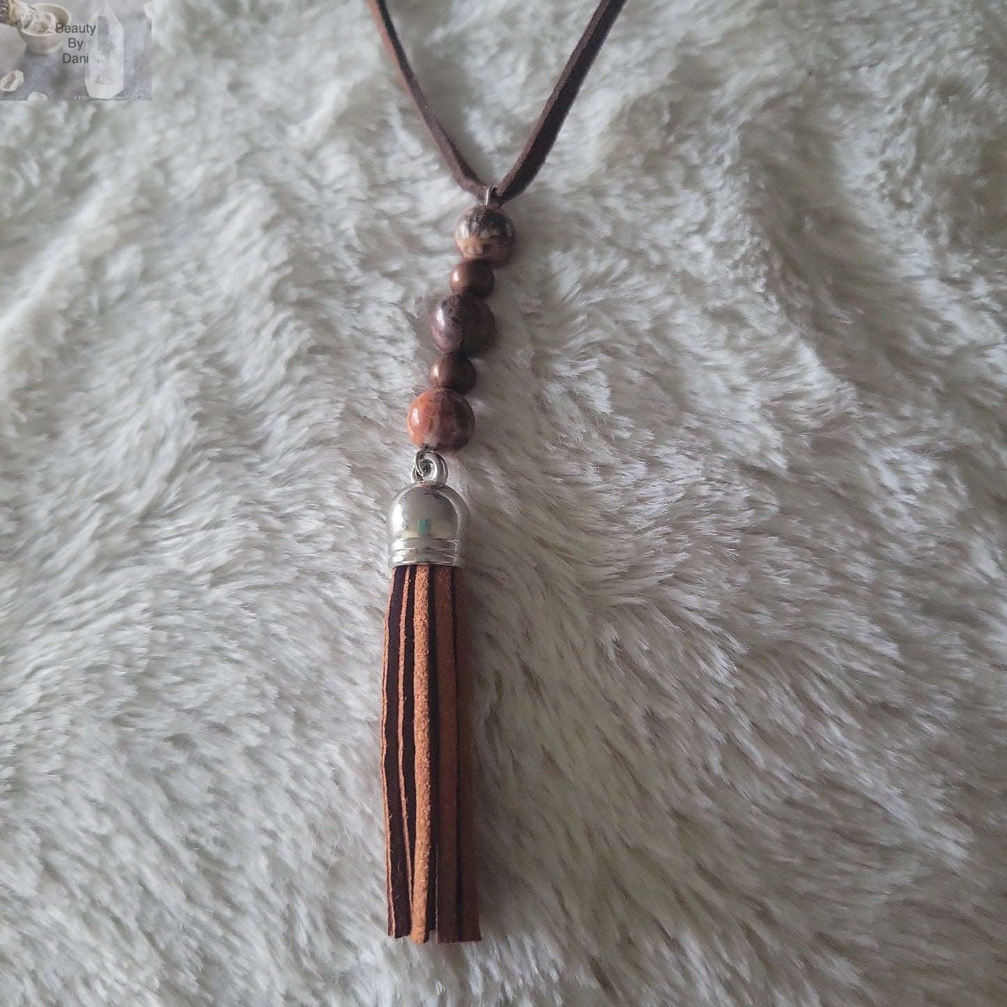 Jasper Gemstone Necklace - Beauty by Dani