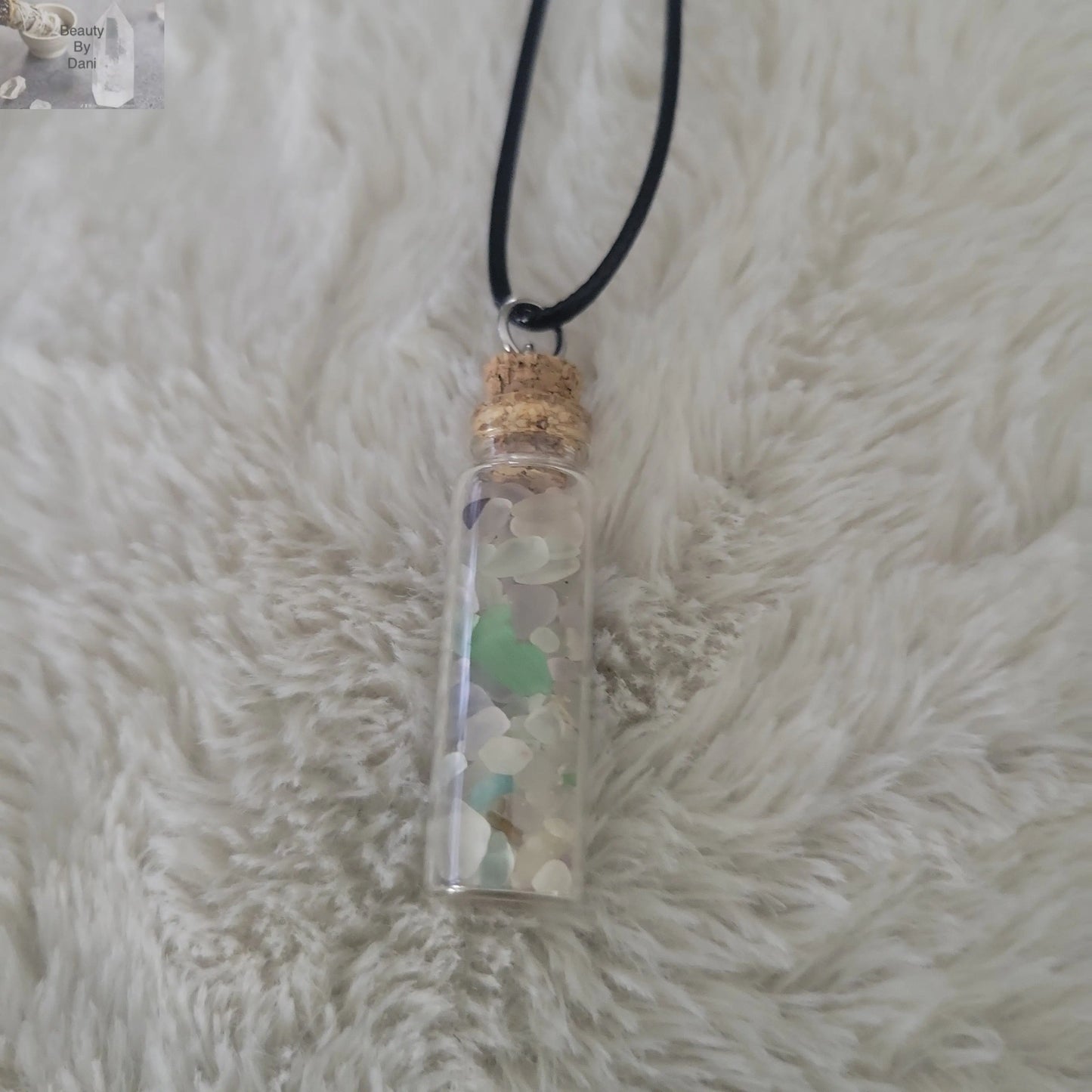 Rainbow Flourite Necklace (0758) - Beauty by Dani