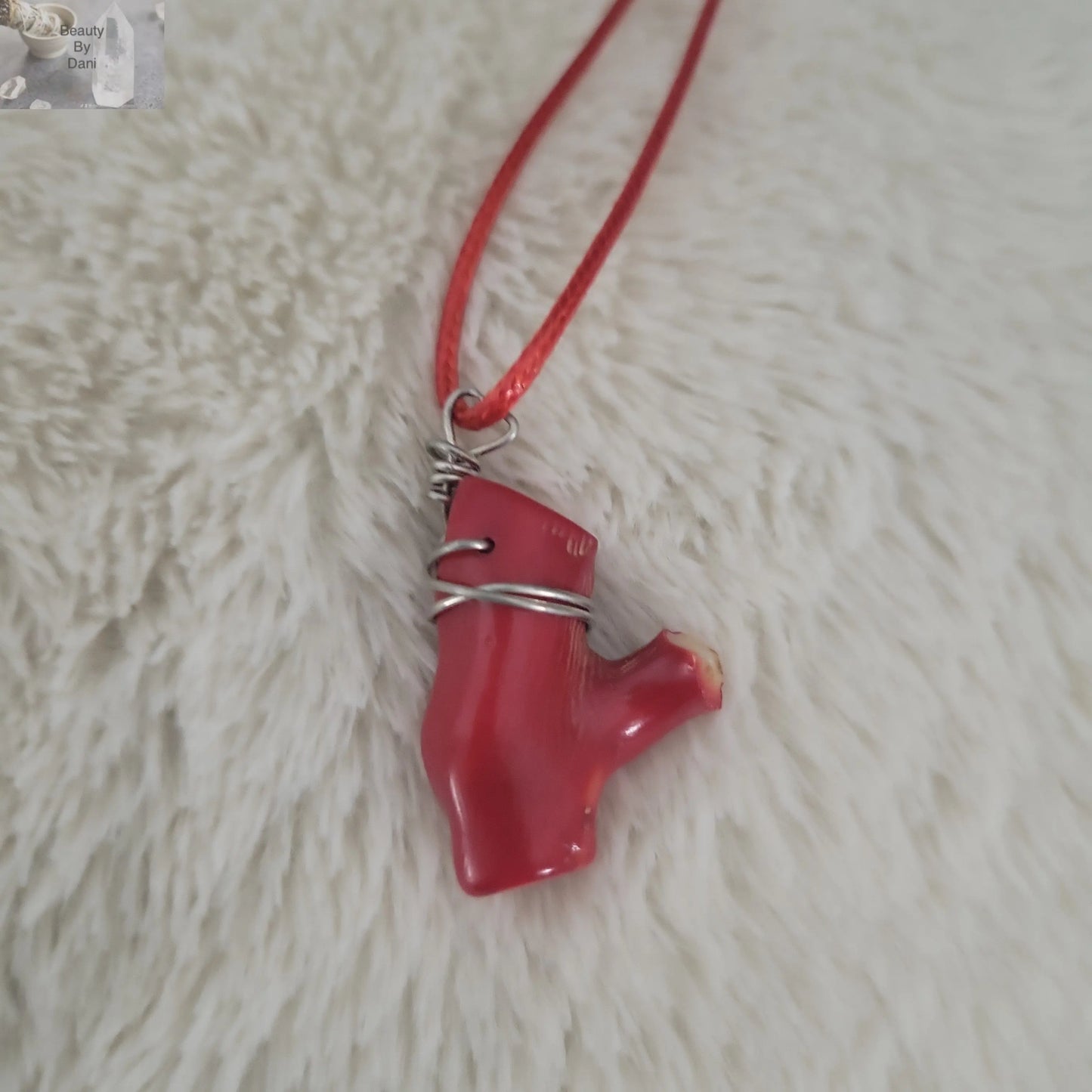 Coral Necklace - Beauty by Dani