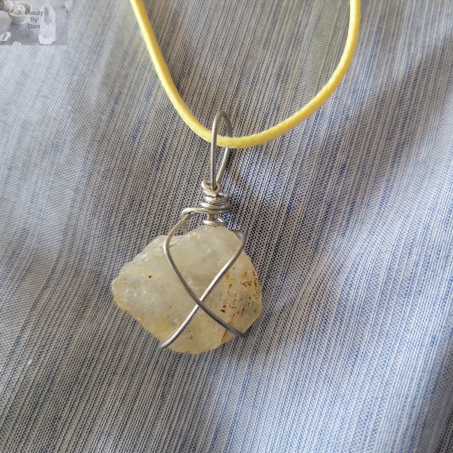 Topaz Pendant Necklace (0204) - Beauty by Dani