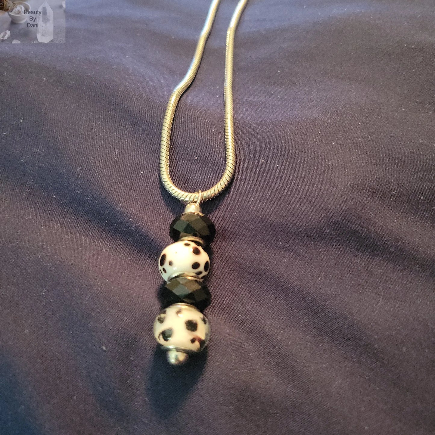 Black and White Necklace - Beauty by Dani