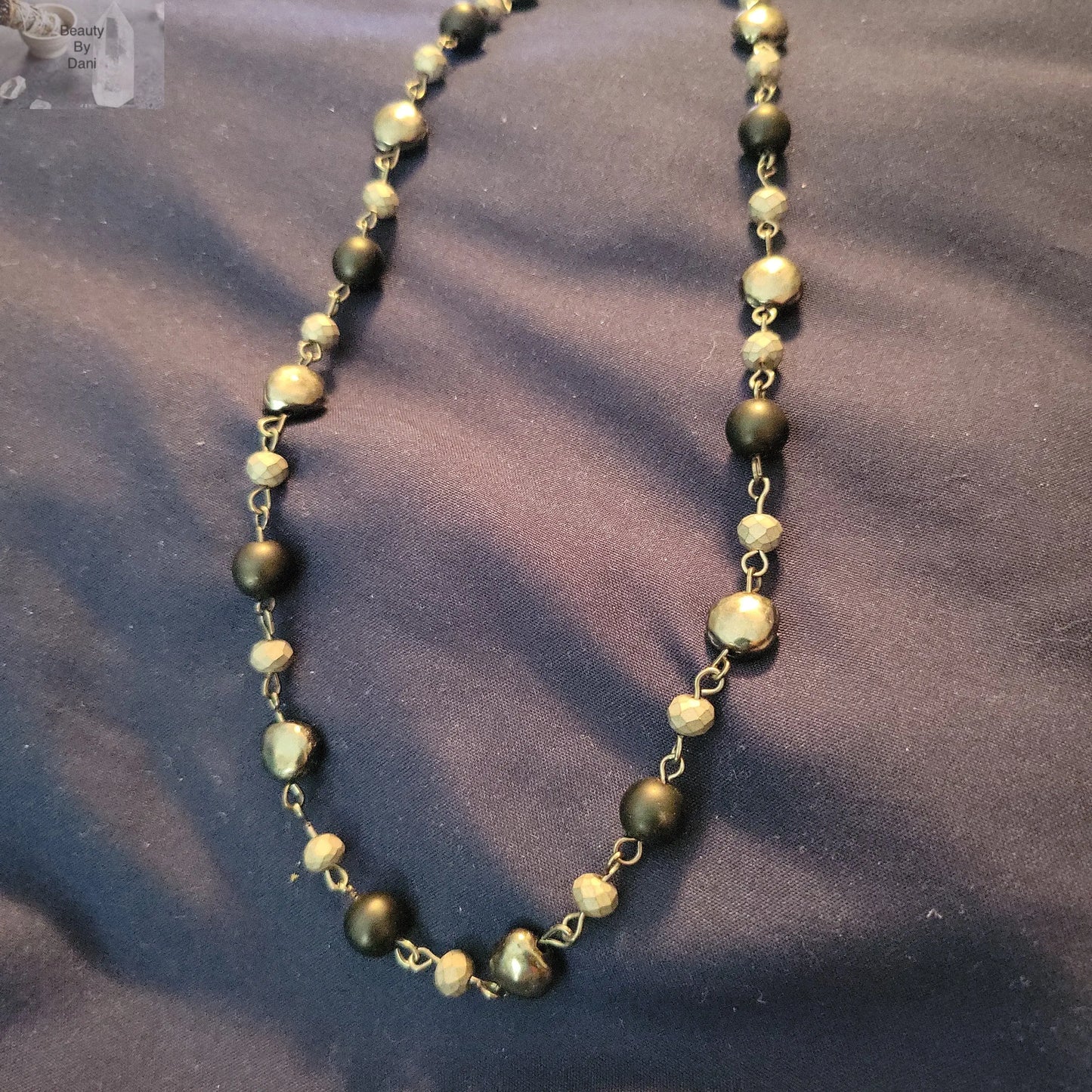Black and Silver Necklace - Beauty by Dani