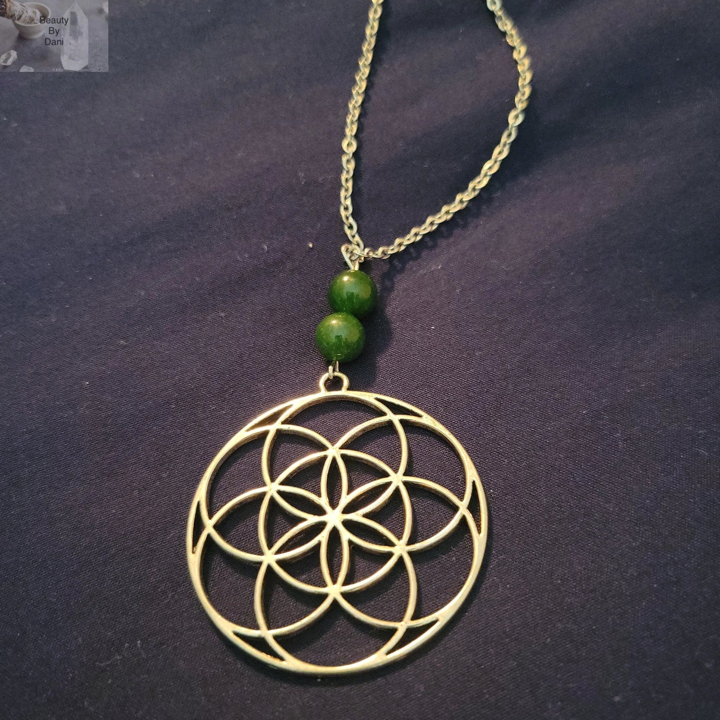 Jade Necklace (0646) - Beauty by Dani