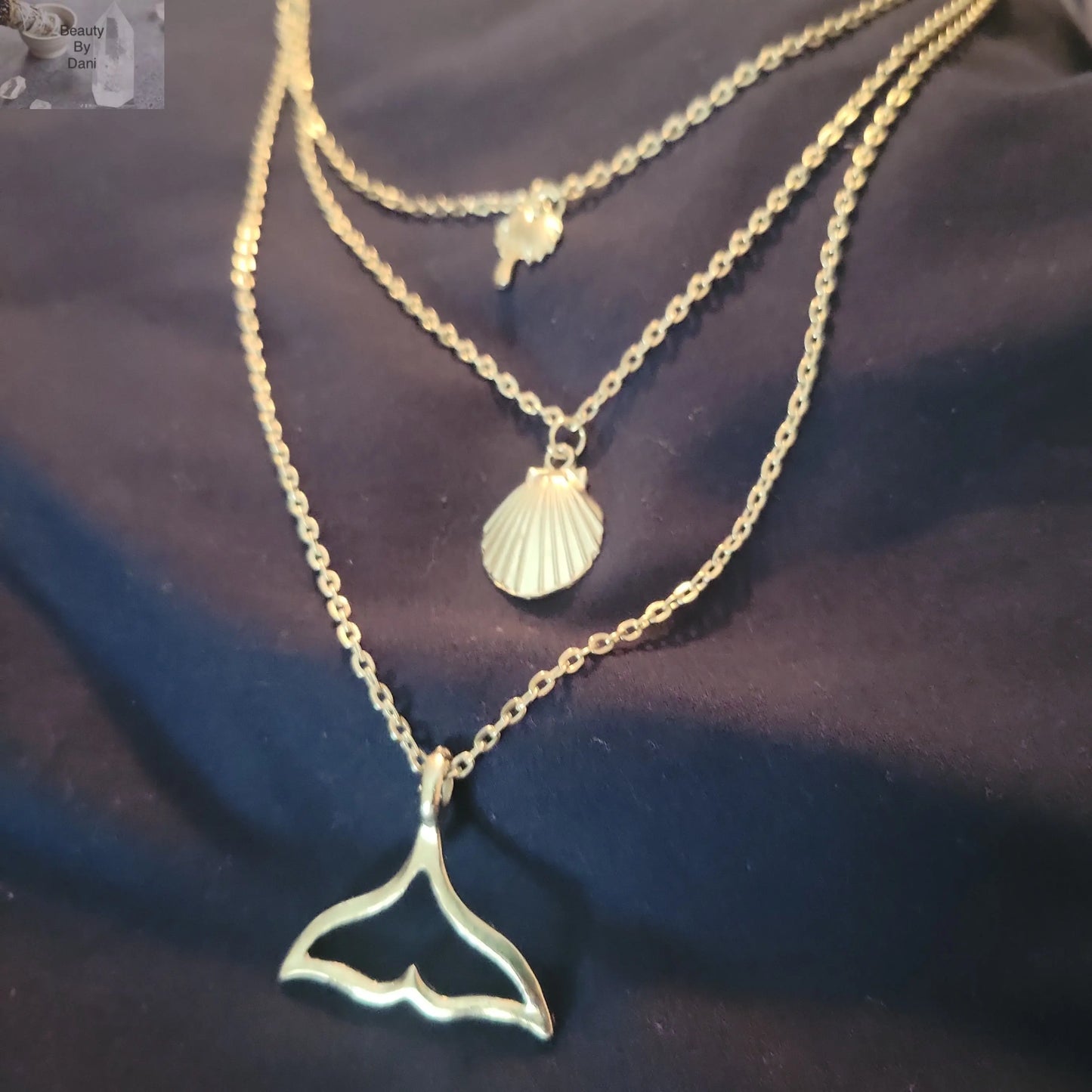 Stainless Steel Tri-Necklace - Beauty by Dani