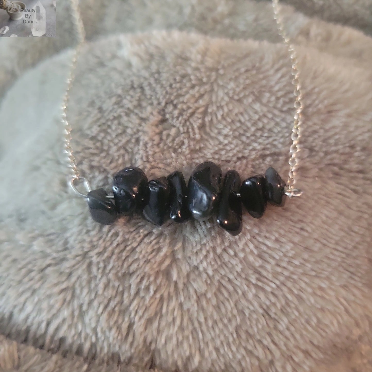 Onyx necklace (0443) - Beauty by Dani