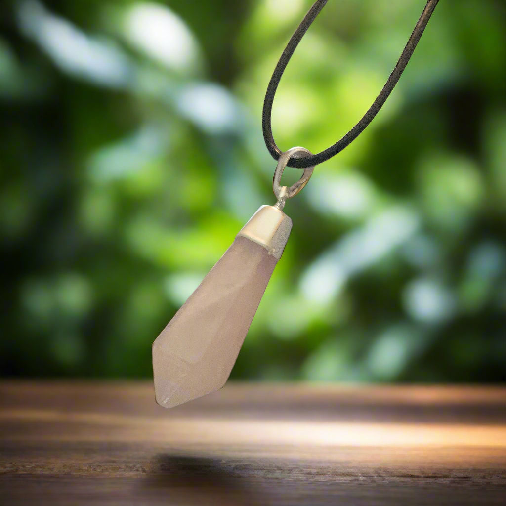 Rose Quartz Necklace - Beauty by Dani