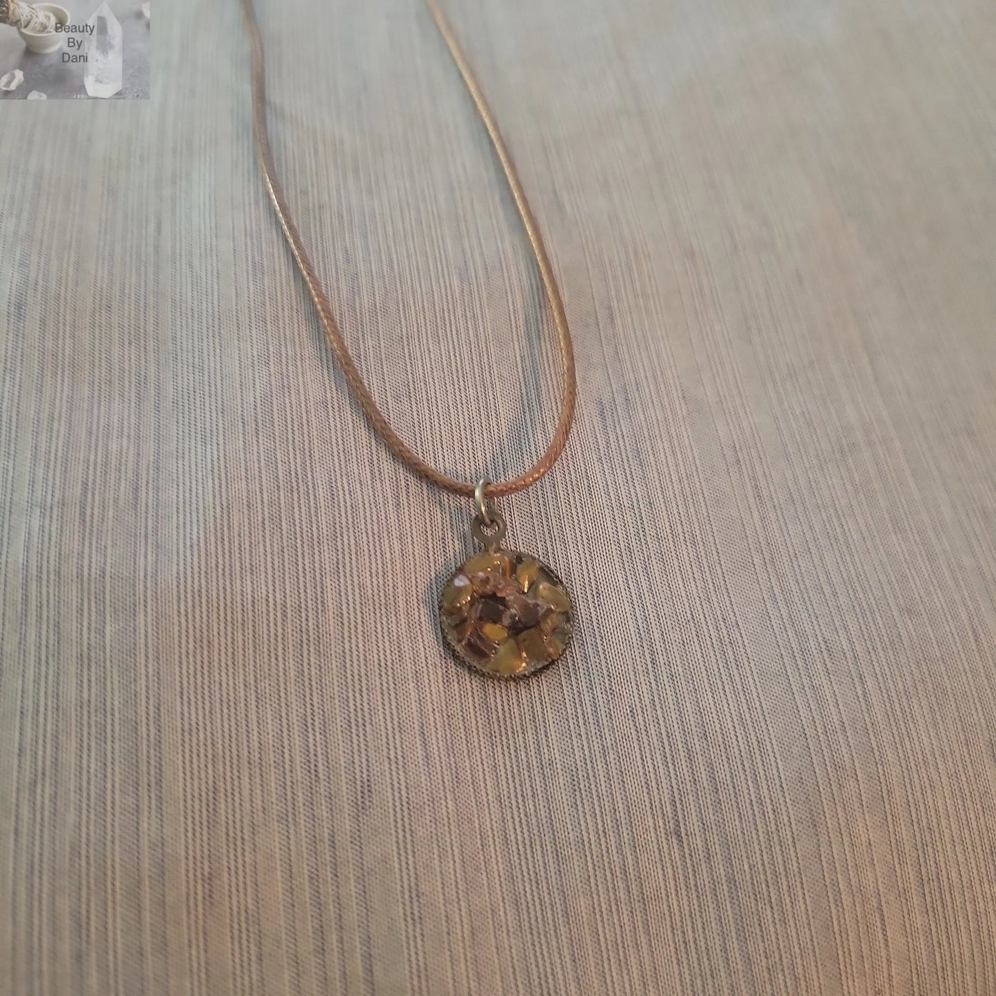 Tiger's Eye Small Pendant Necklace - Beauty by Dani