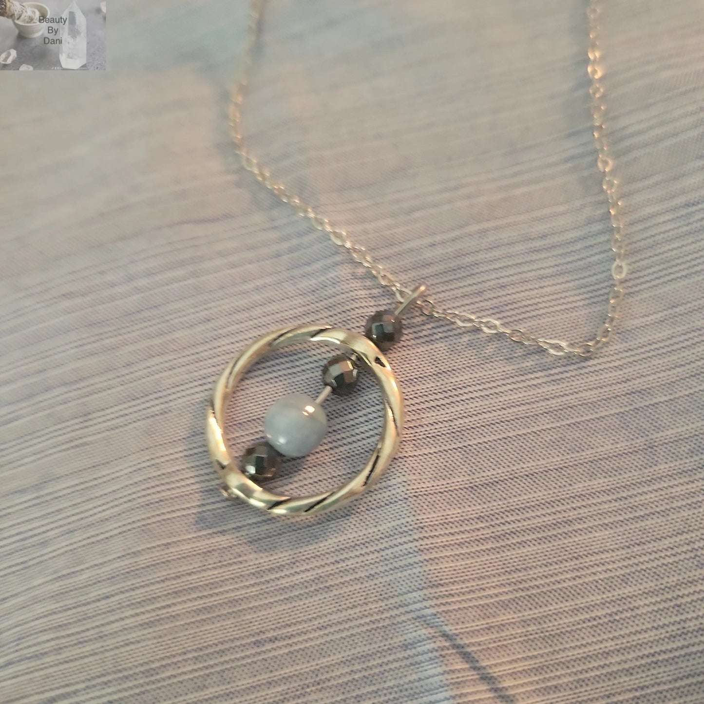 Blue Quartz Necklace - Beauty by Dani