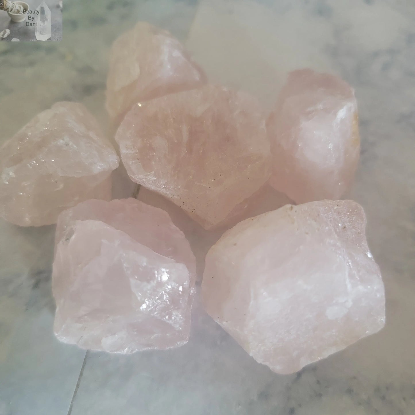 Raw Rose Quartz - Beauty by Dani