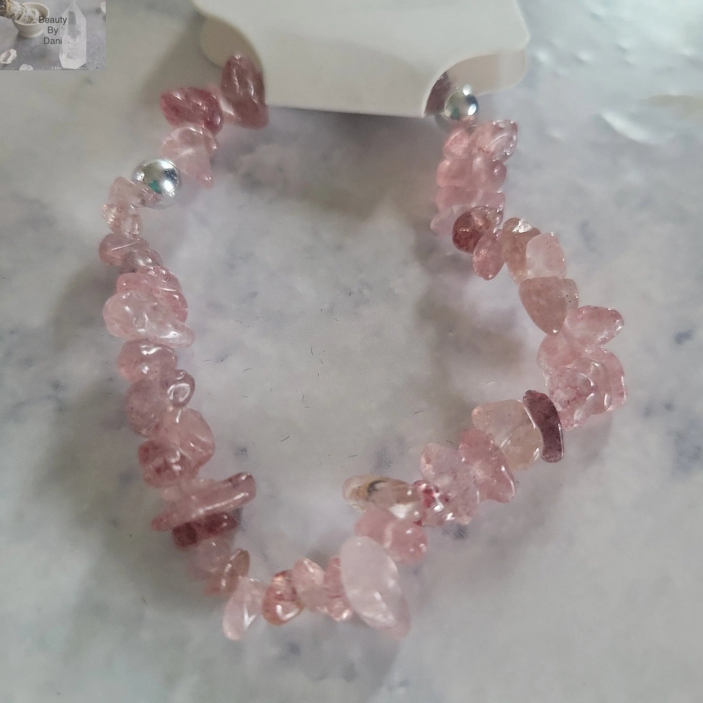 Strawberry Quartz Bracelet - Beauty by Dani