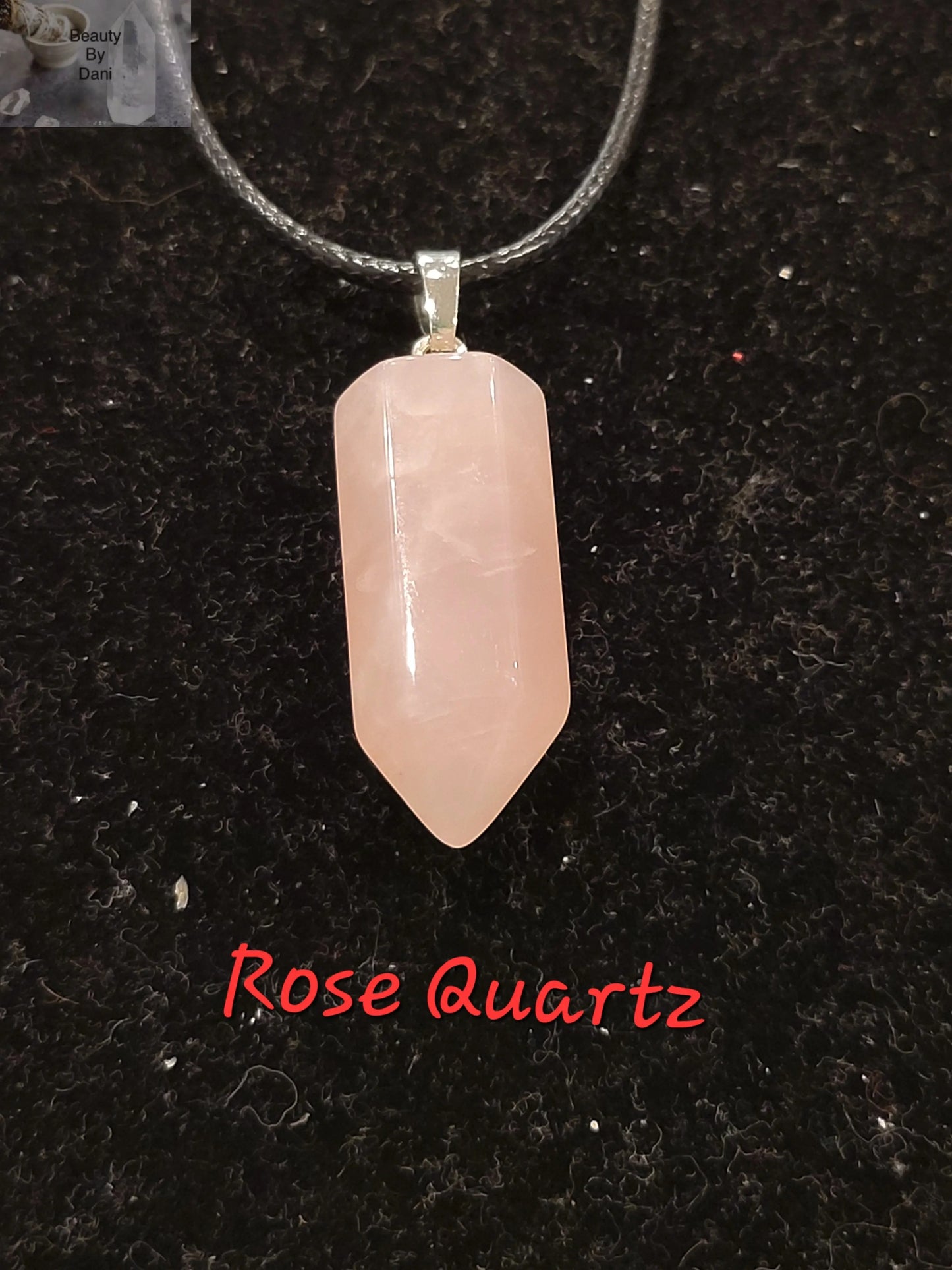 Rose Quartz Necklace - Beauty by Dani