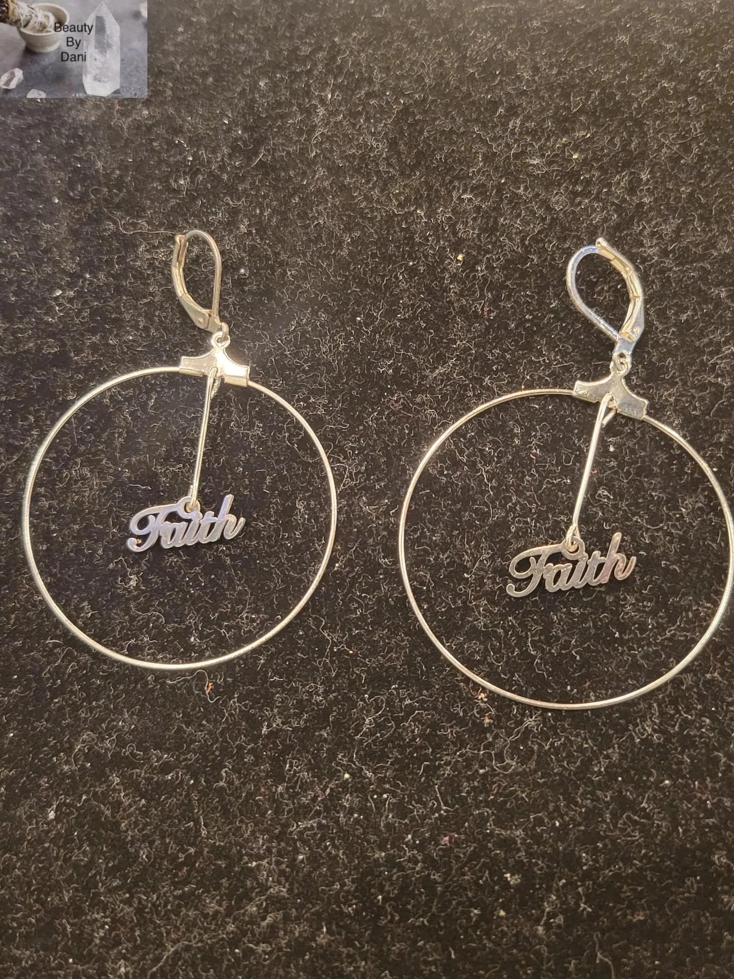Stainless Steel Faith Earrings - Beauty by Dani