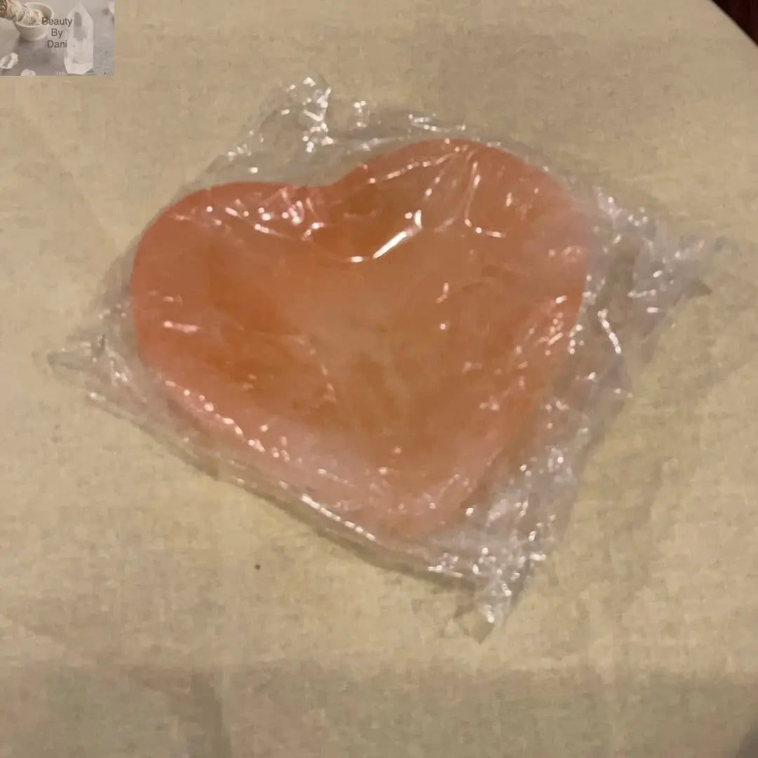 Selenite Bowls (peach) - Beauty by Dani