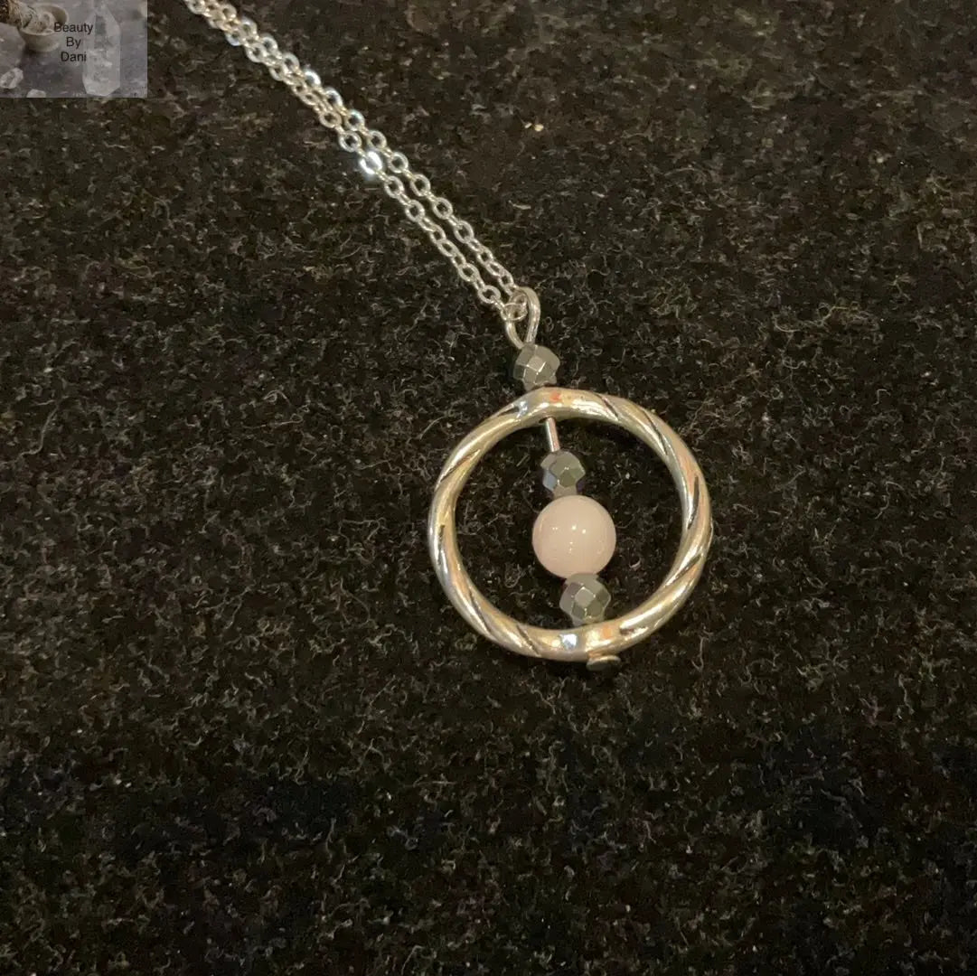 Rose Quartz Necklace - Beauty by Dani