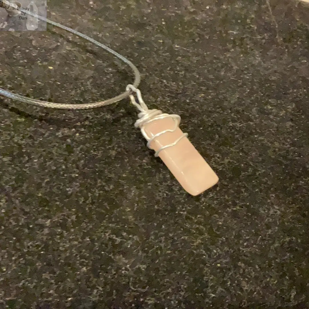 Rose Quartz Necklace - Beauty by Dani