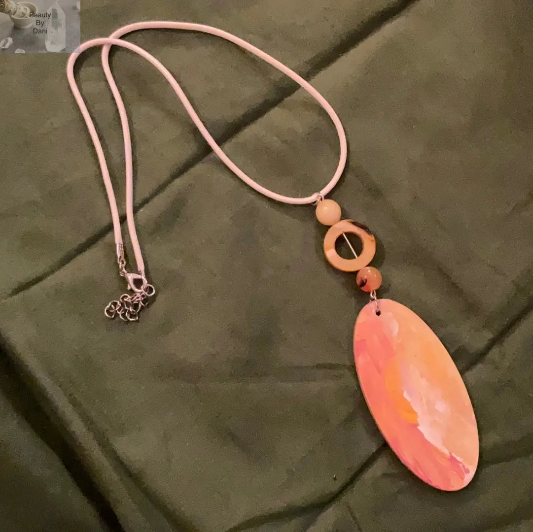 Wood and Agate Necklace - Beauty by Dani