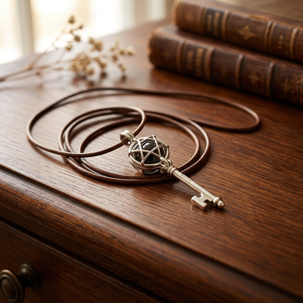 Diffuser Lava Key Necklace - Beauty by Dani