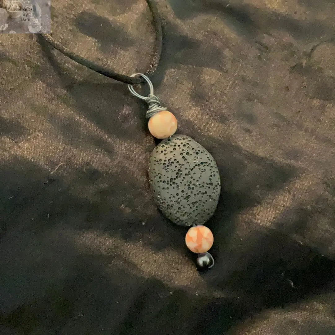 Jasper and Lava Necklace - Beauty by Dani