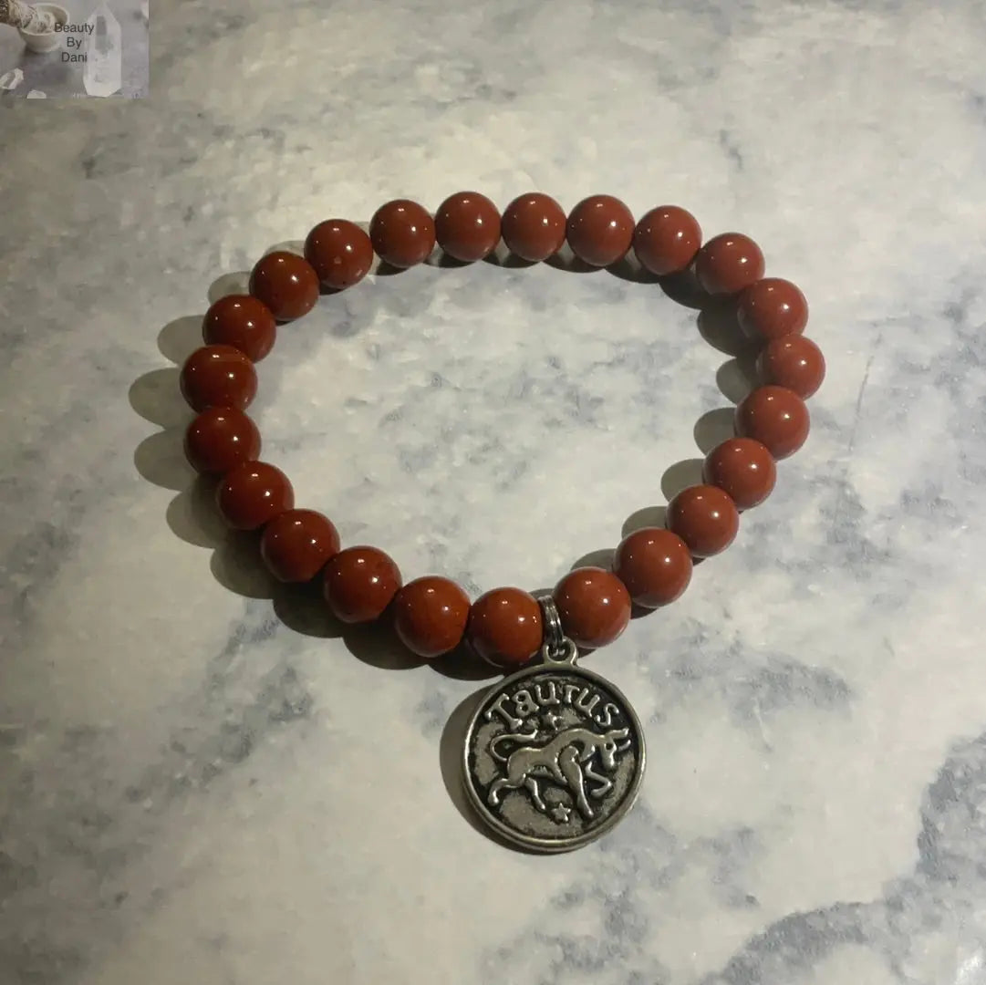 Red Jasper Bracelet (Taurus) - Beauty by Dani