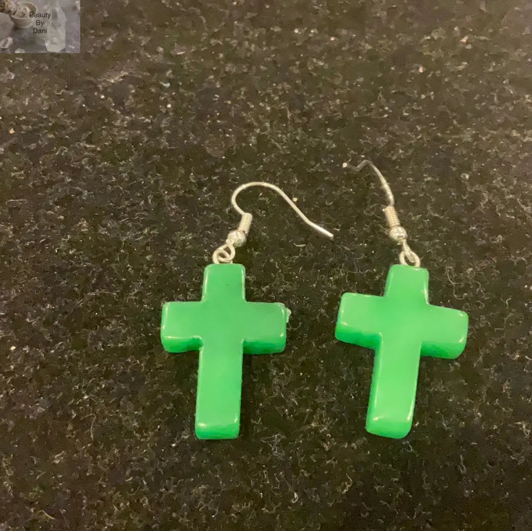 Green Aventurine Earrings (0651) - Beauty by Dani
