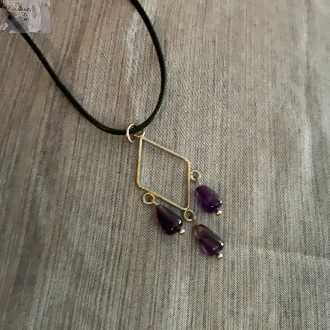Amethyst Necklace - Beauty by Dani