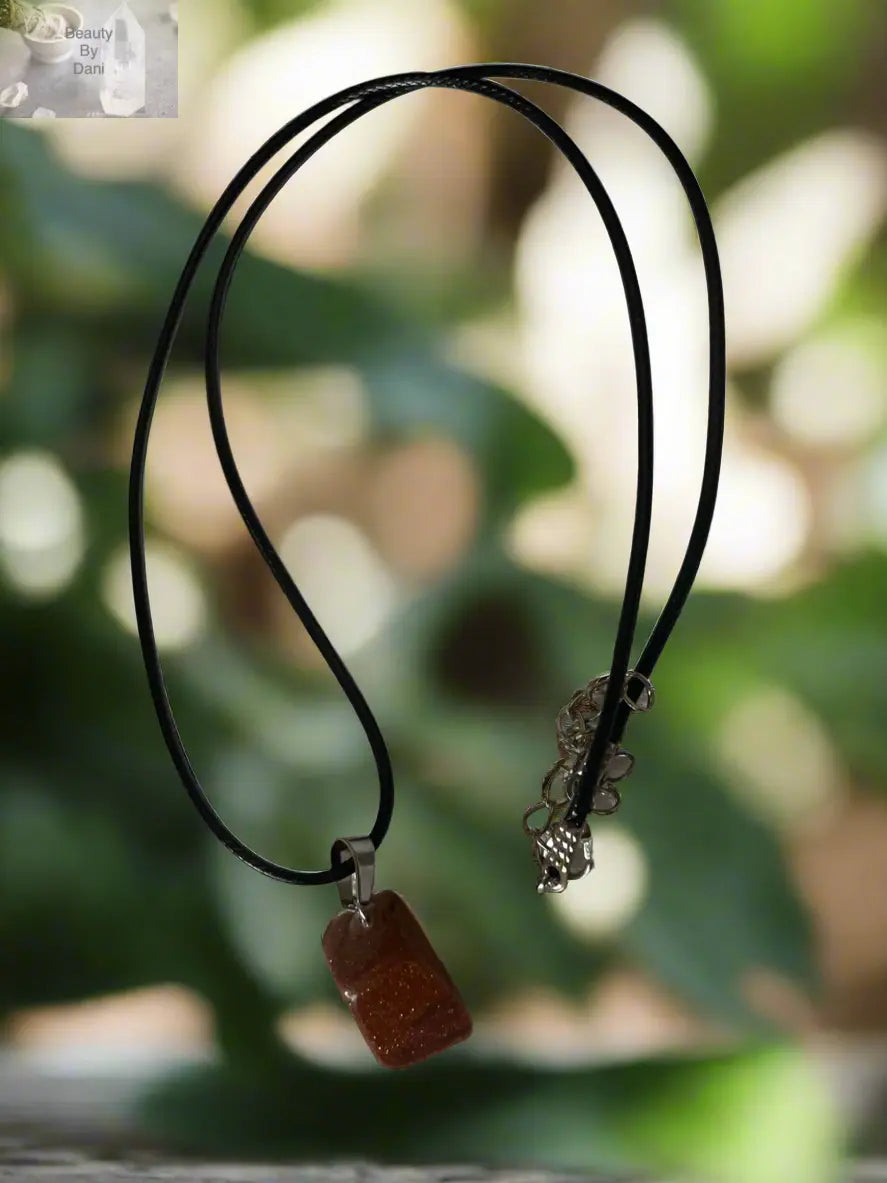 Goldstone Necklace Beauty by Dani