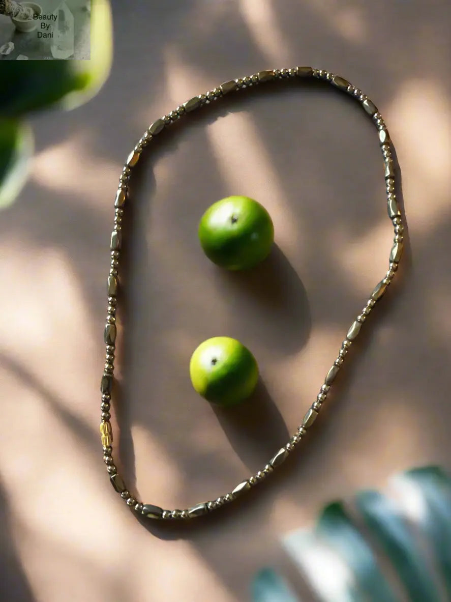 Magnetized Hematite Necklace - 20 Inches Beauty by Dani Gems and More