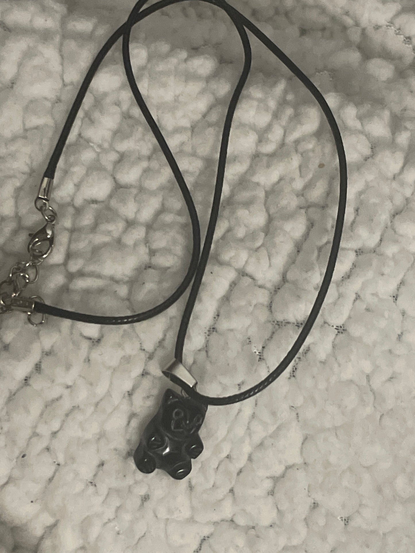 Bear Gemstone Necklace