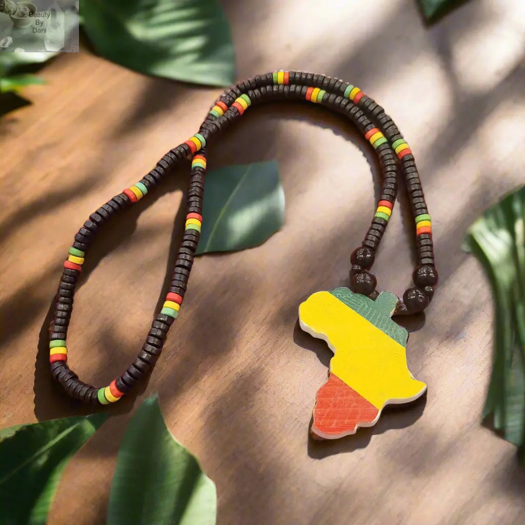 Wood Africa Necklace Beauty by Dani Gems and More