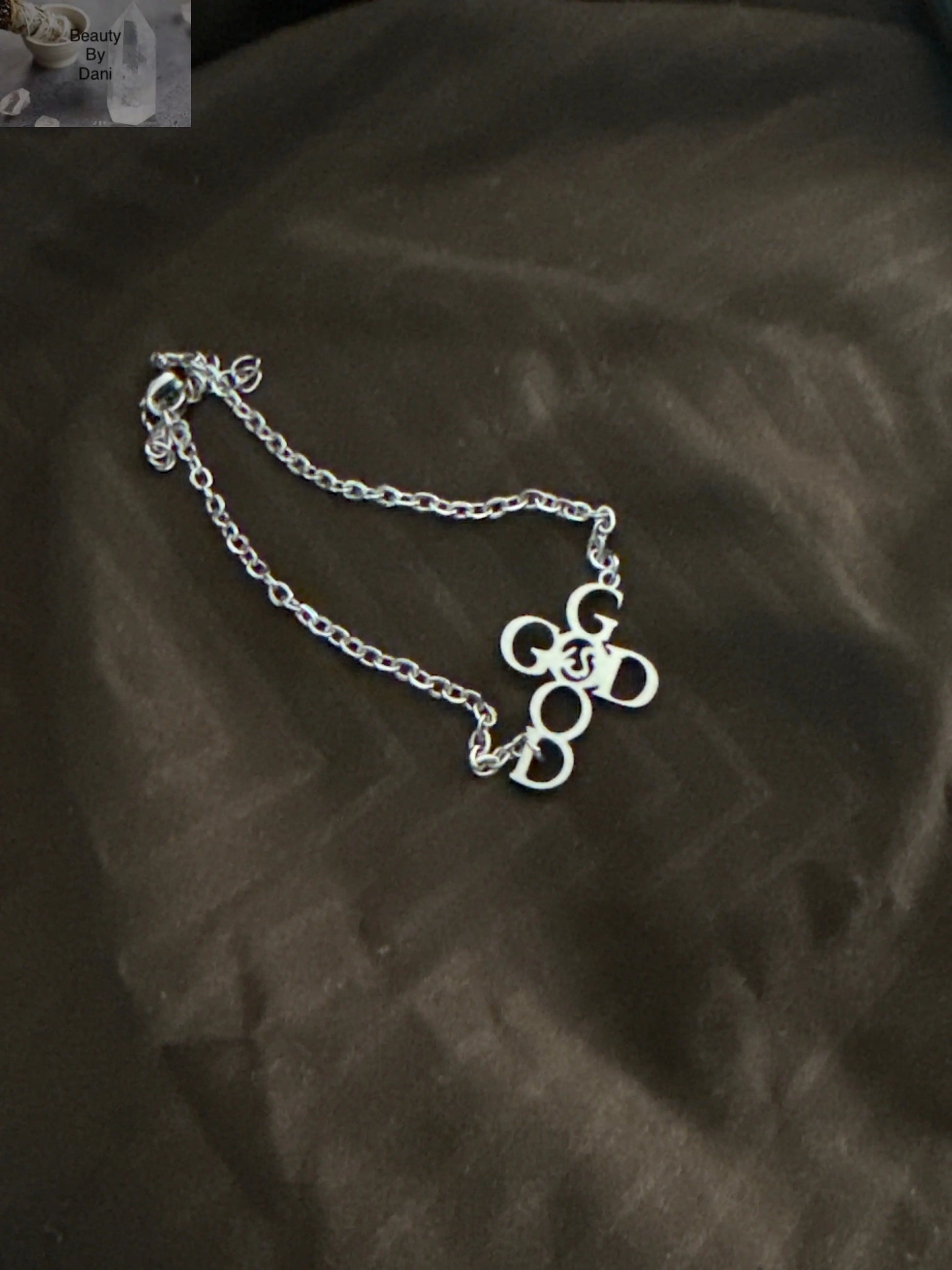 Stylish God Necklace and Bracelet - Durable Stainless Steel Beauty by Dani