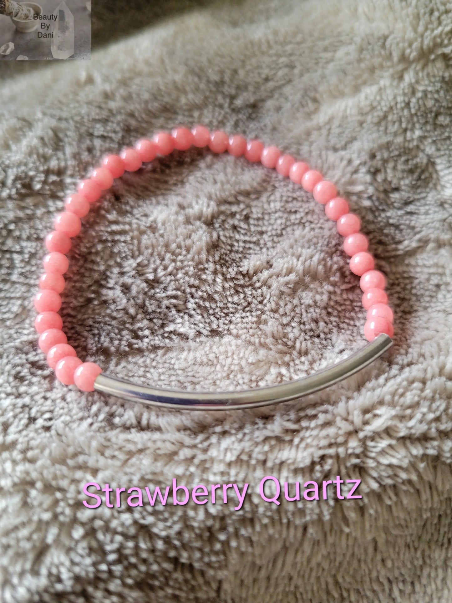Strawberry Quartz Bracelet - Beauty by Dani